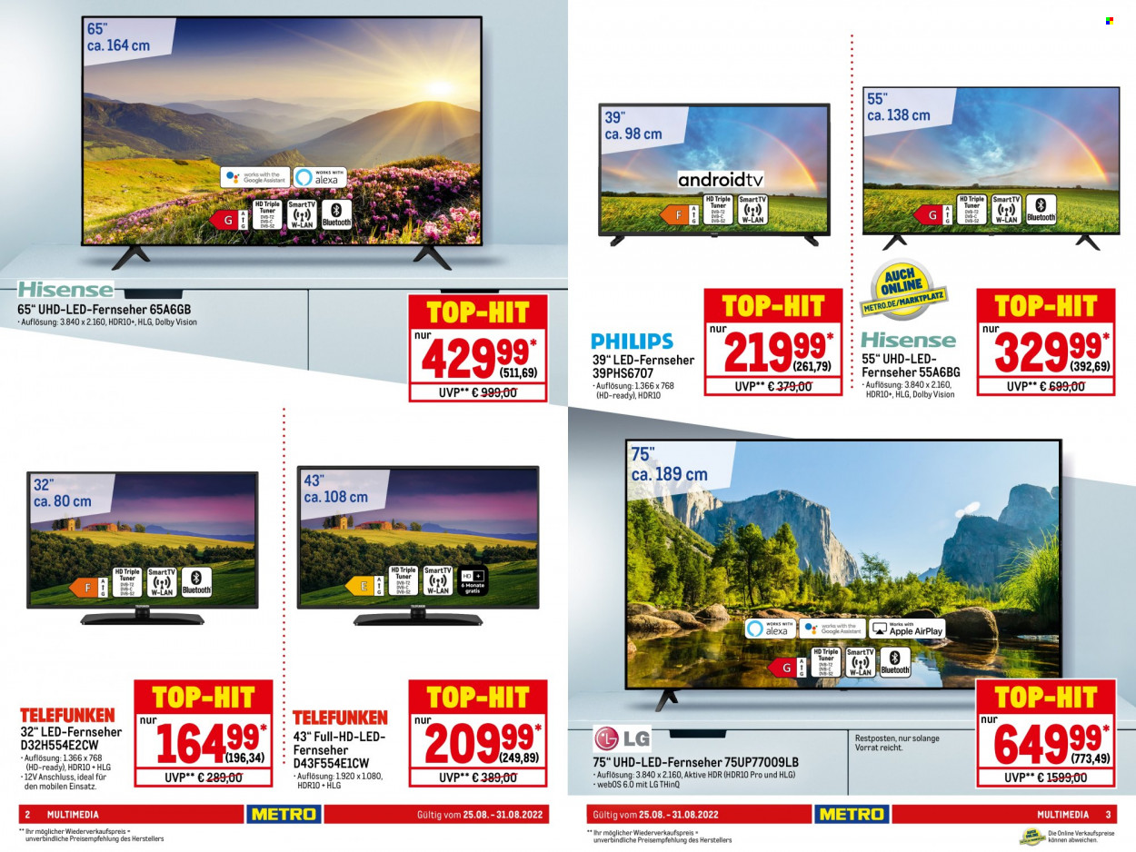 Metro Prospekte  - 25.08.2022 - 31.08.2022. Seite 2