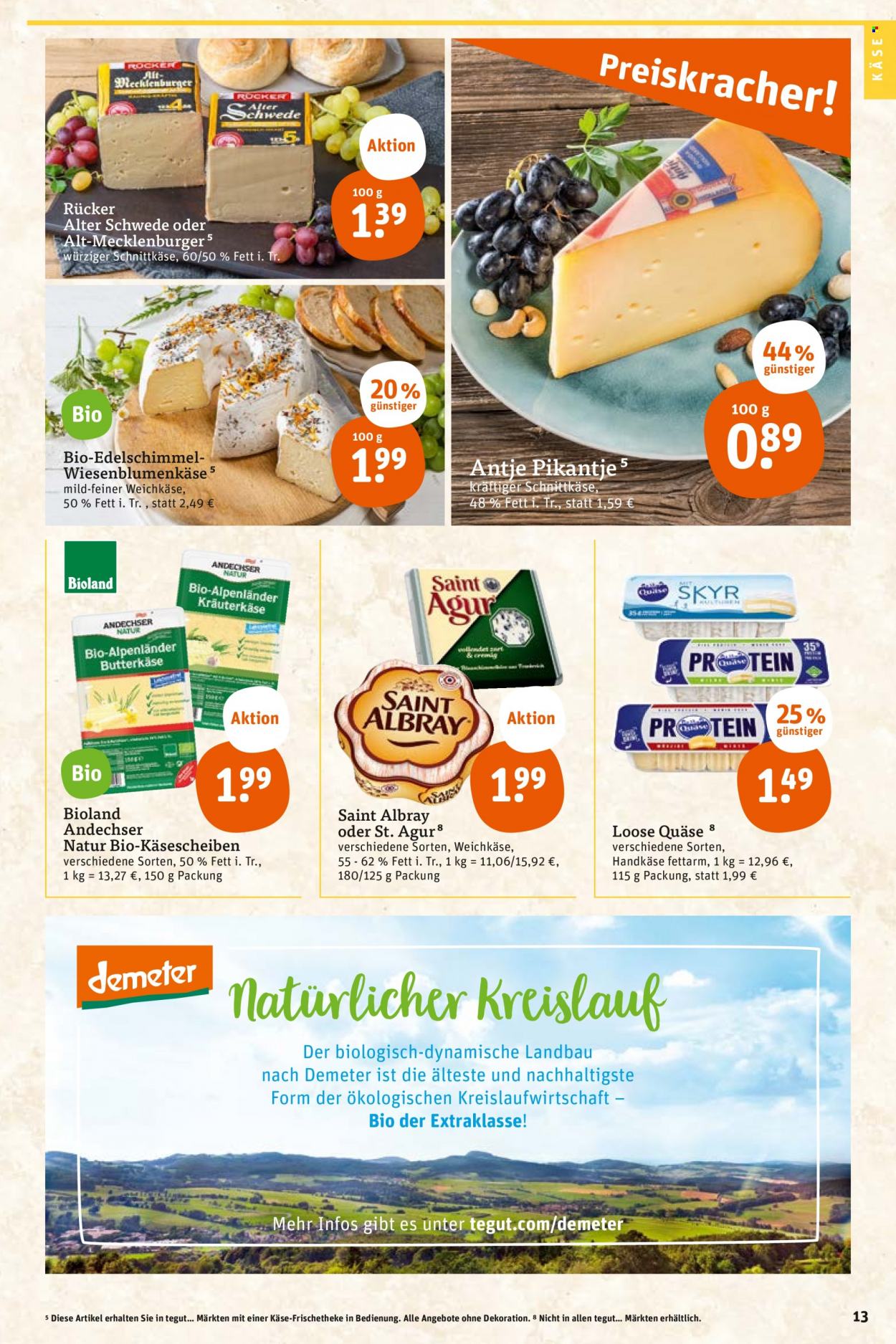 tegut... Prospekte  - 22.08.2022 - 27.08.2022. Seite 13