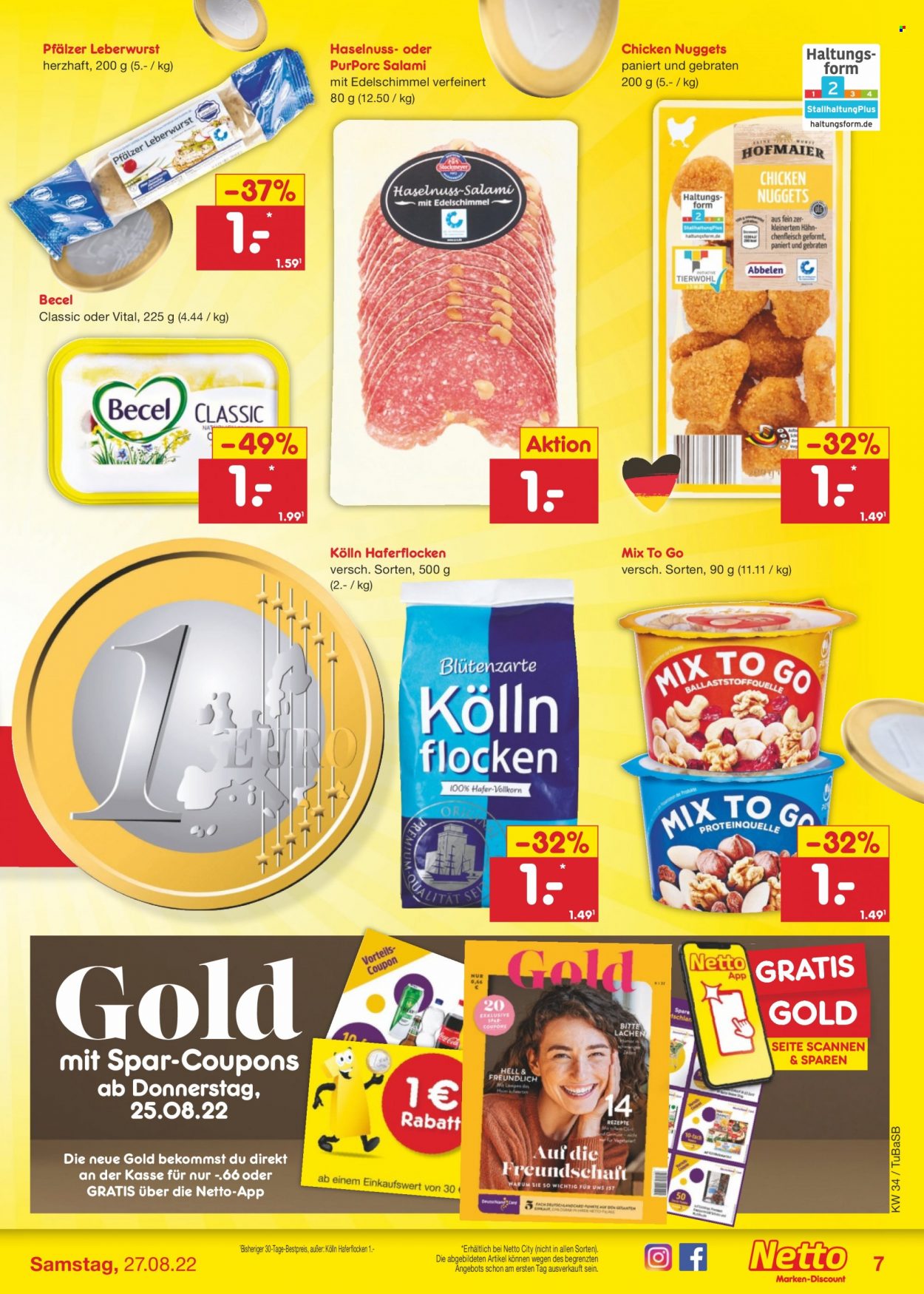 Netto Marken-Discount Prospekte  - 22.08.2022 - 27.08.2022. Seite 7