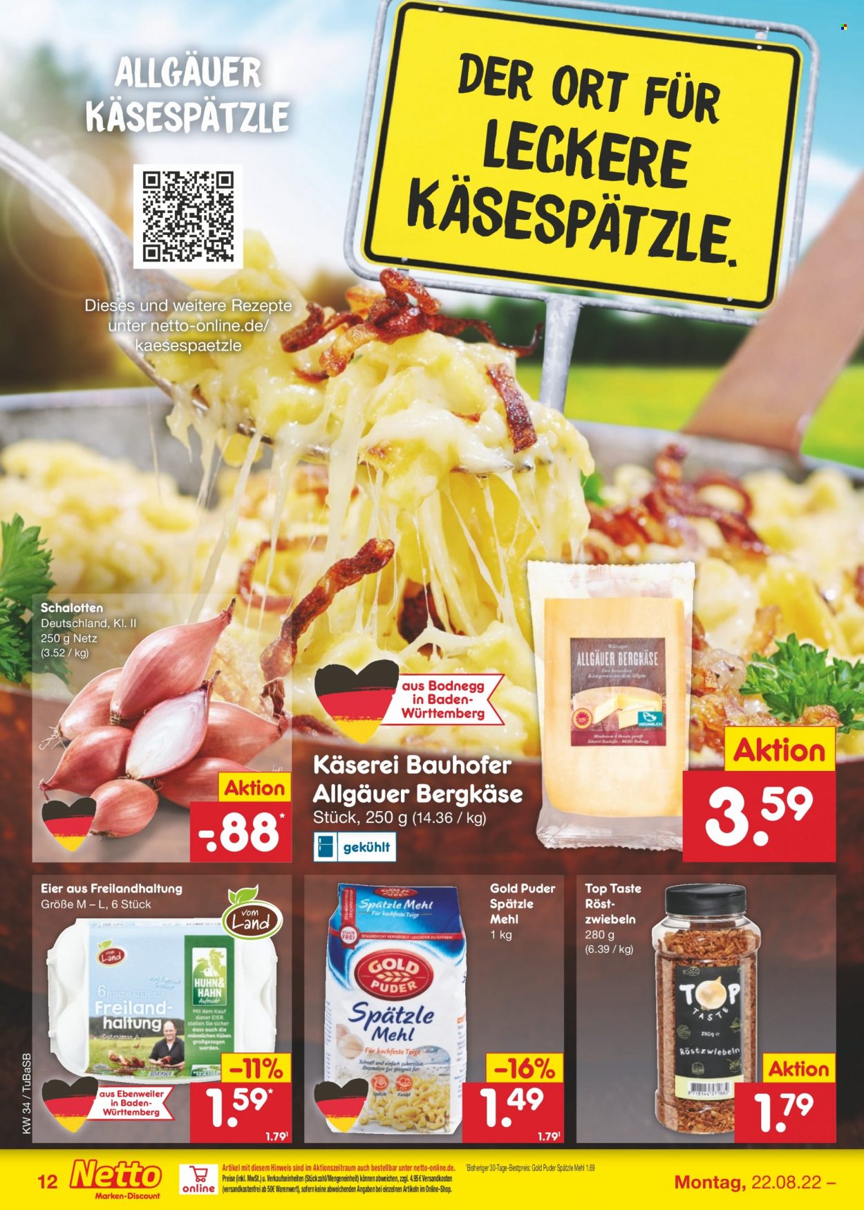 Netto Marken-Discount Prospekte  - 22.08.2022 - 27.08.2022. Seite 12