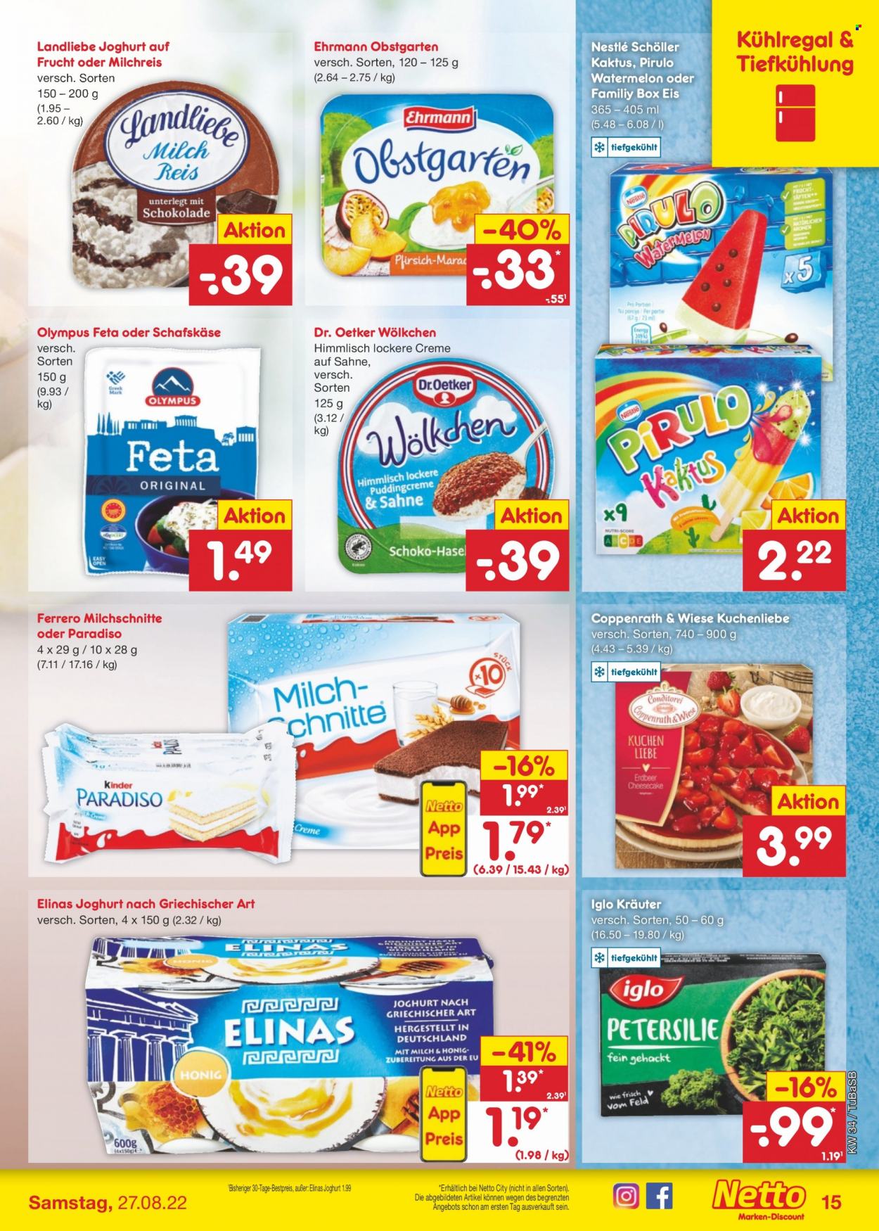 Netto Marken-Discount Prospekte  - 22.08.2022 - 27.08.2022. Seite 15