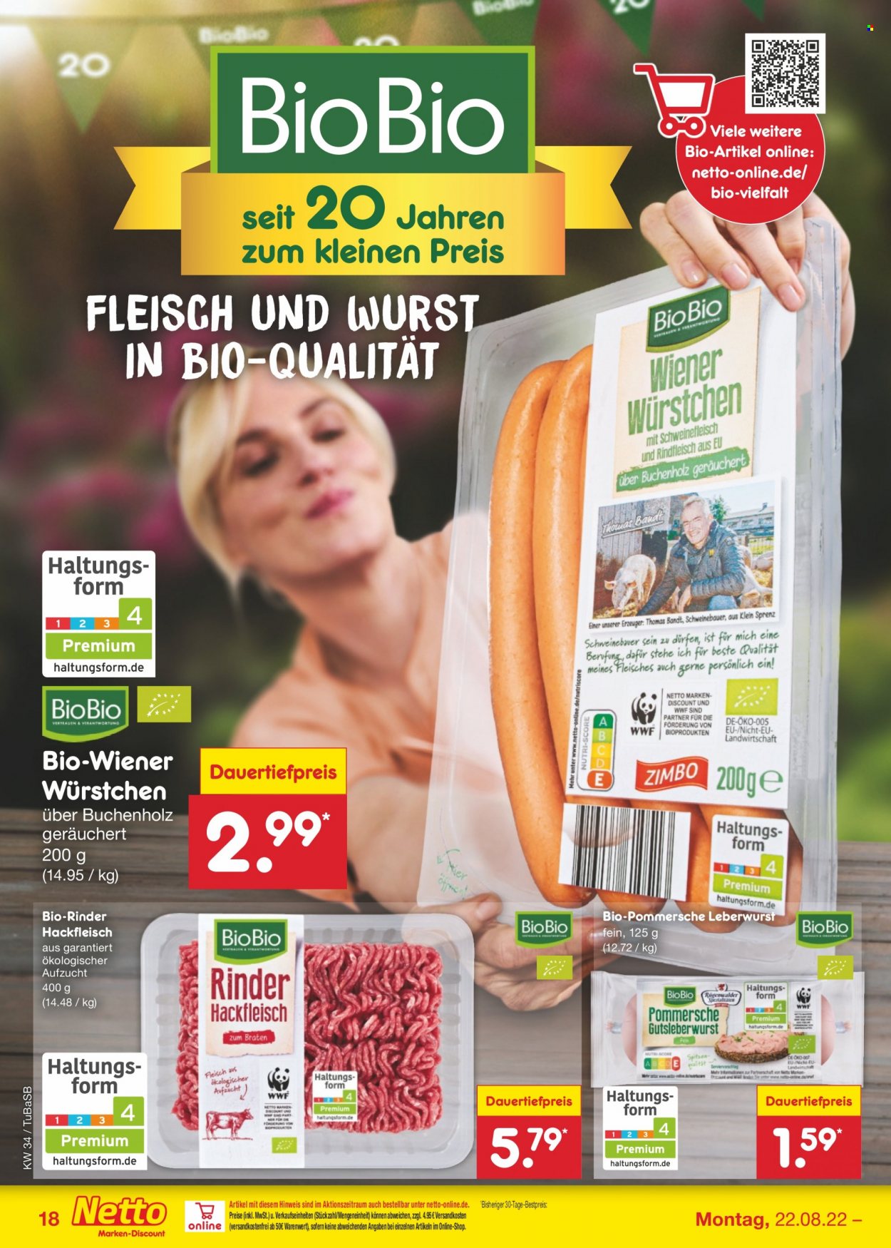 Netto Marken-Discount Prospekte  - 22.08.2022 - 27.08.2022. Seite 18