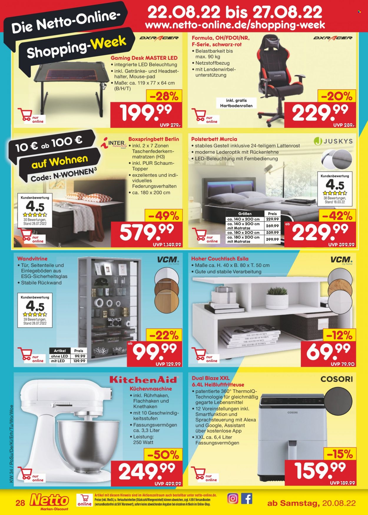 Netto Marken-Discount Prospekte  - 22.08.2022 - 27.08.2022. Seite 28