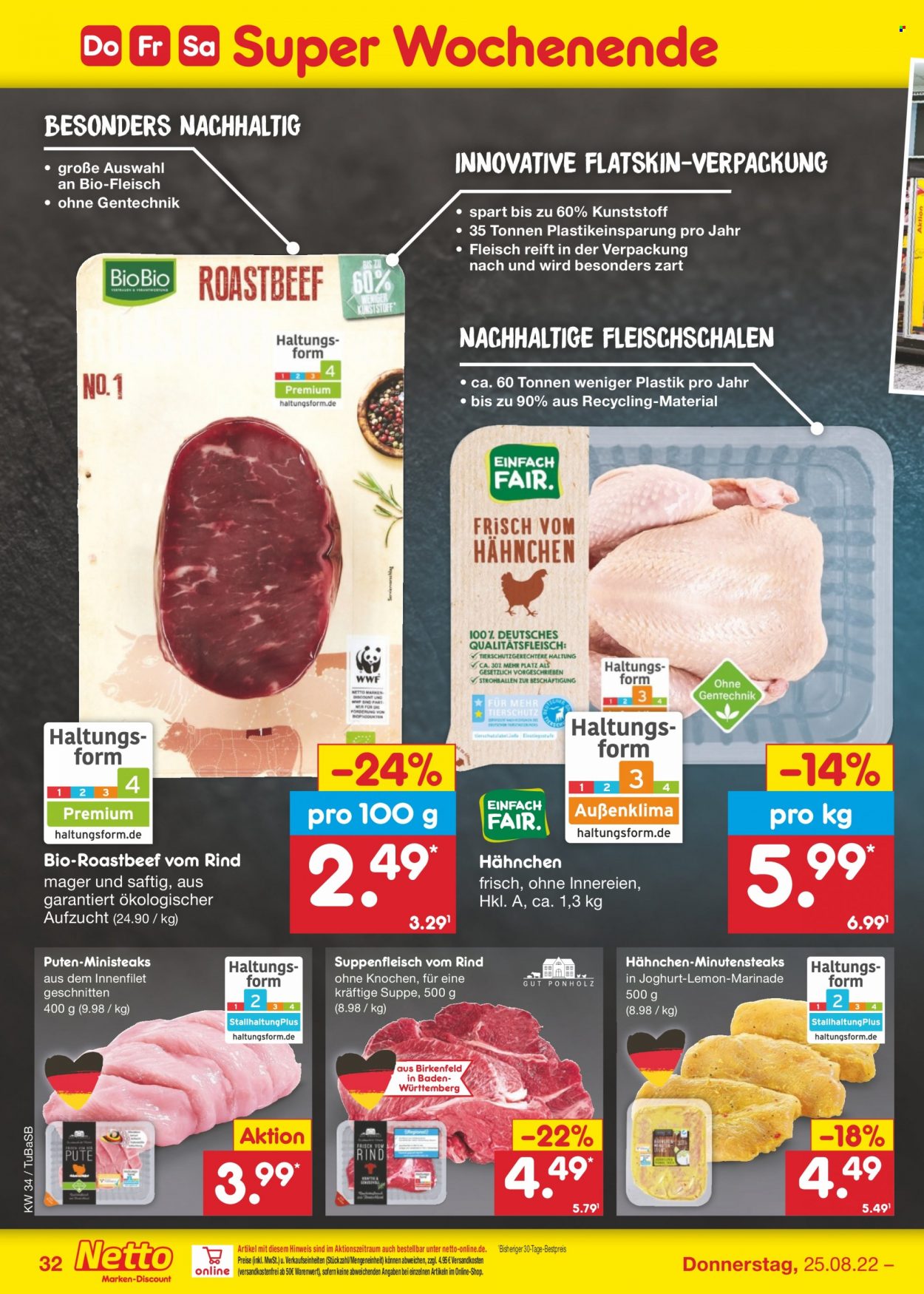 Netto Marken-Discount Prospekte  - 22.08.2022 - 27.08.2022. Seite 32