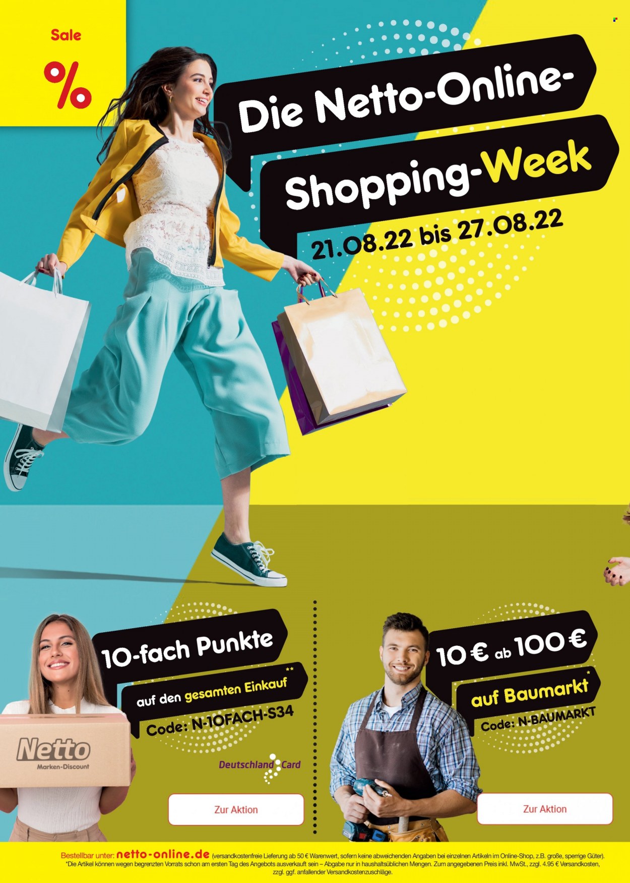 Netto Marken-Discount Prospekte  - 22.08.2022 - 27.08.2022. Seite 48
