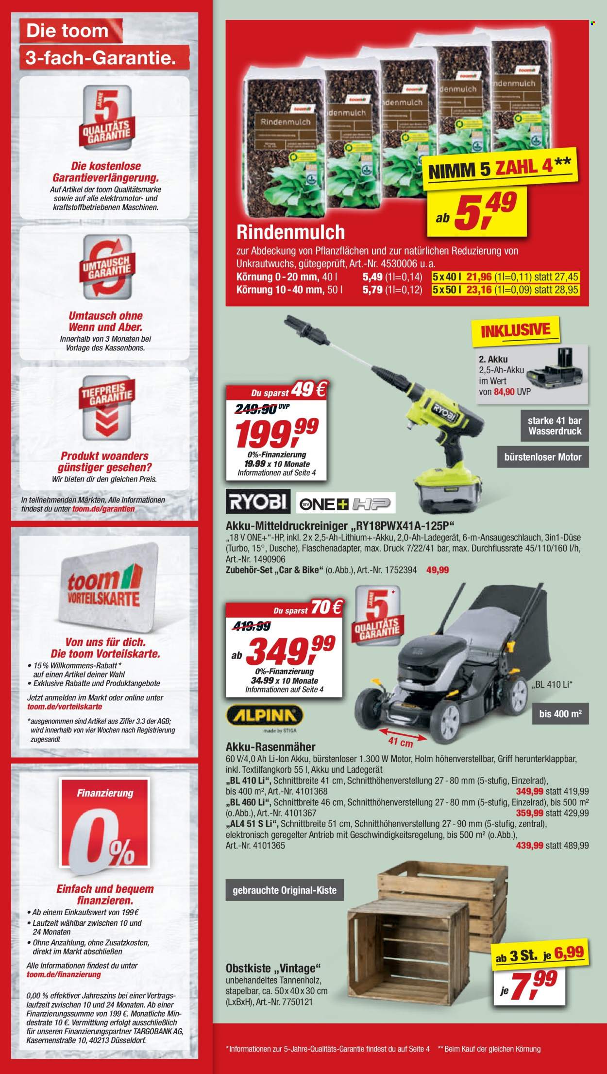 toom Baumarkt Prospekte  - 27.08.2022 - 2.09.2022. Seite 4