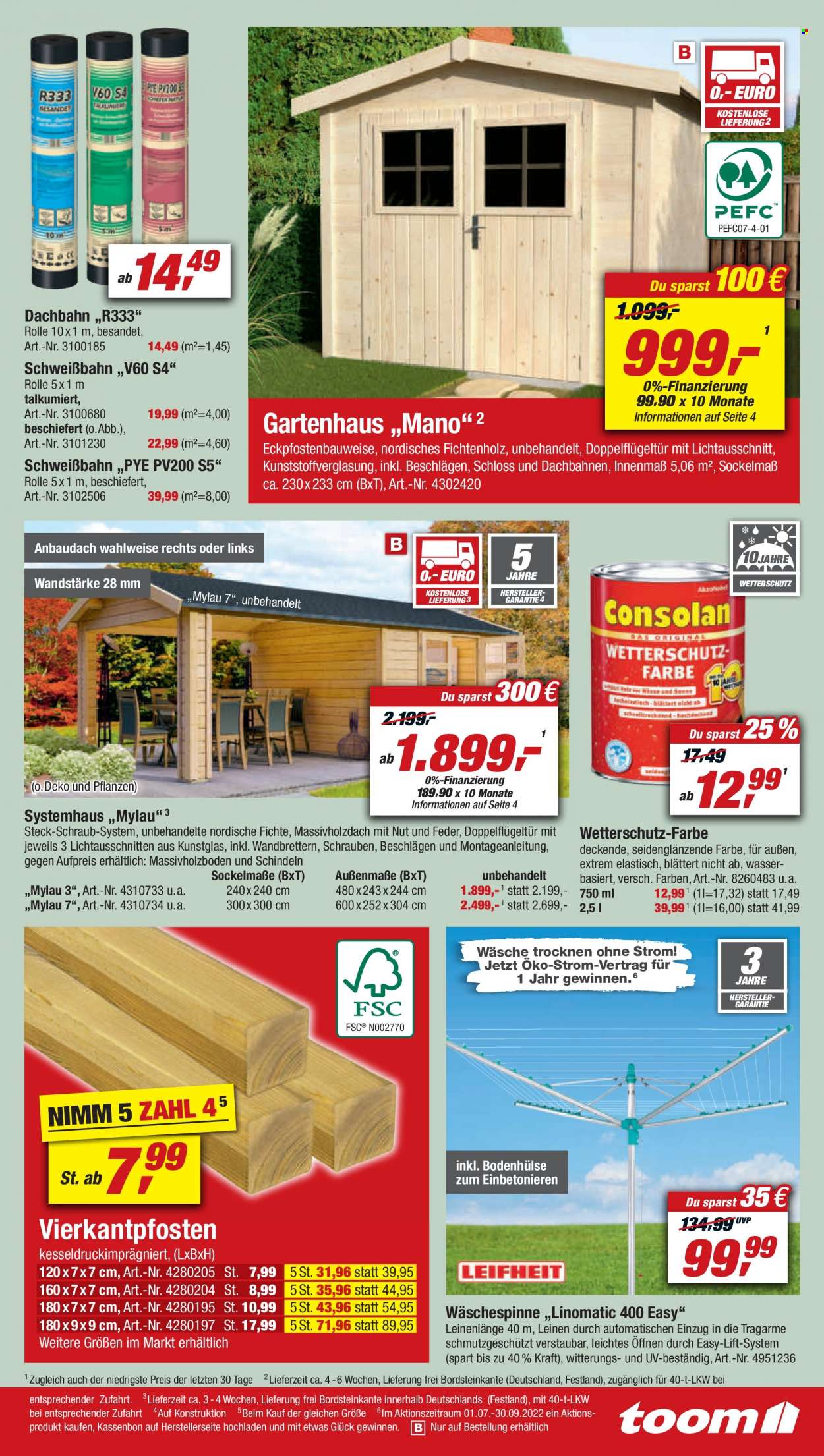 toom Baumarkt Prospekte  - 27.08.2022 - 2.09.2022. Seite 7