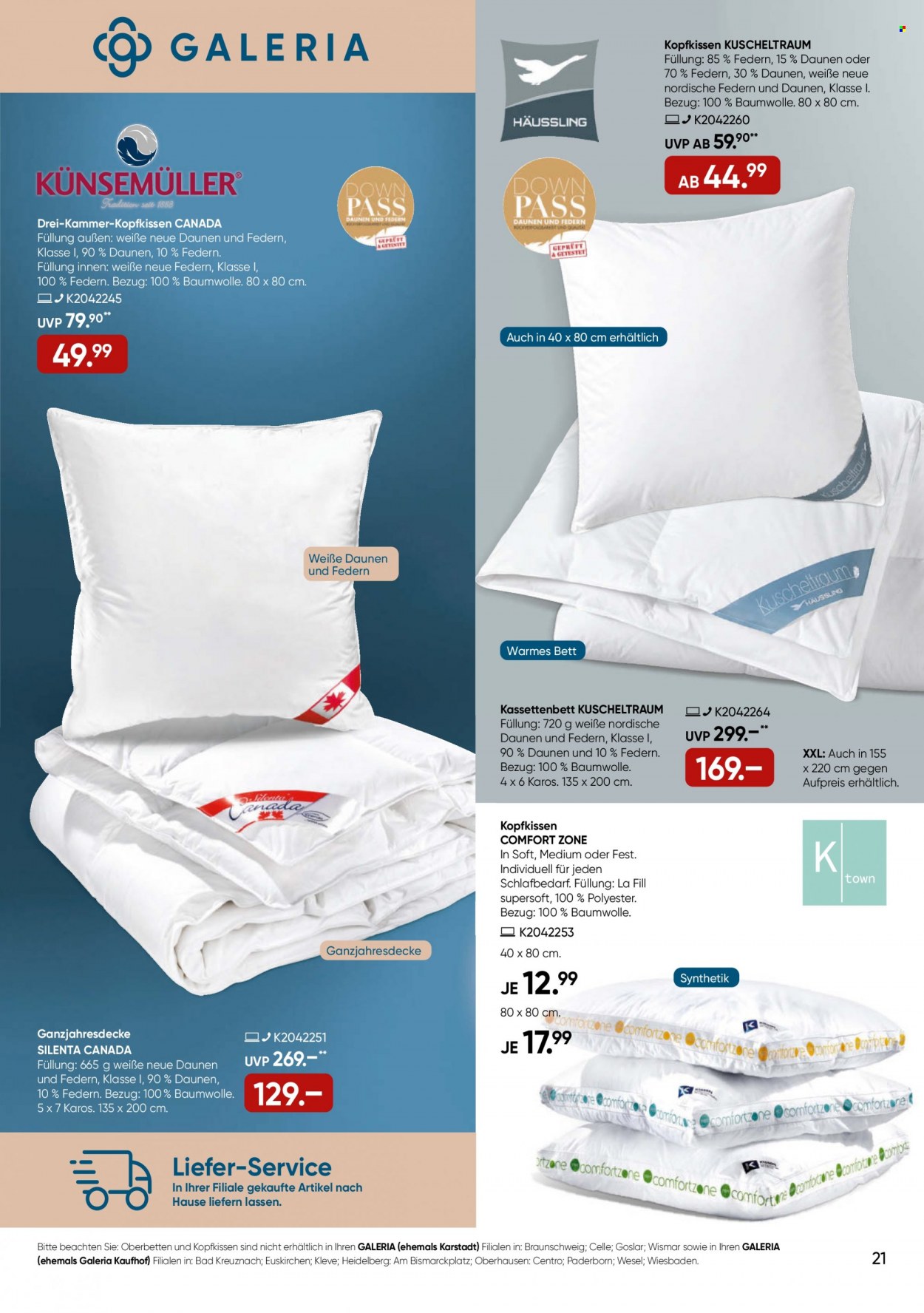 GALERIA Karstadt Kaufhof Prospekte  - 24.08.2022 - 30.08.2022. Seite 21