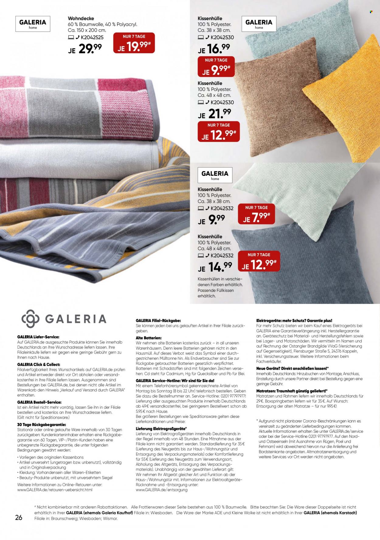 GALERIA Karstadt Kaufhof Prospekte  - 24.08.2022 - 30.08.2022. Seite 26
