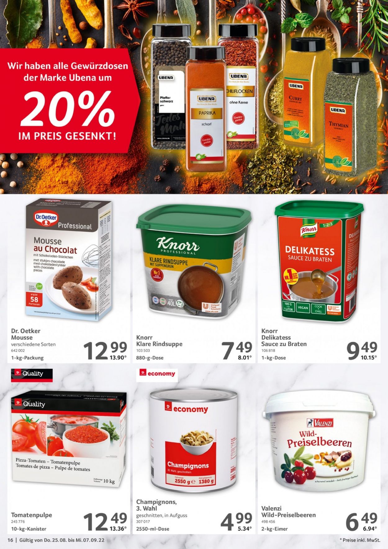 Selgros Prospekte  - 25.08.2022 - 7.09.2022. Seite 16