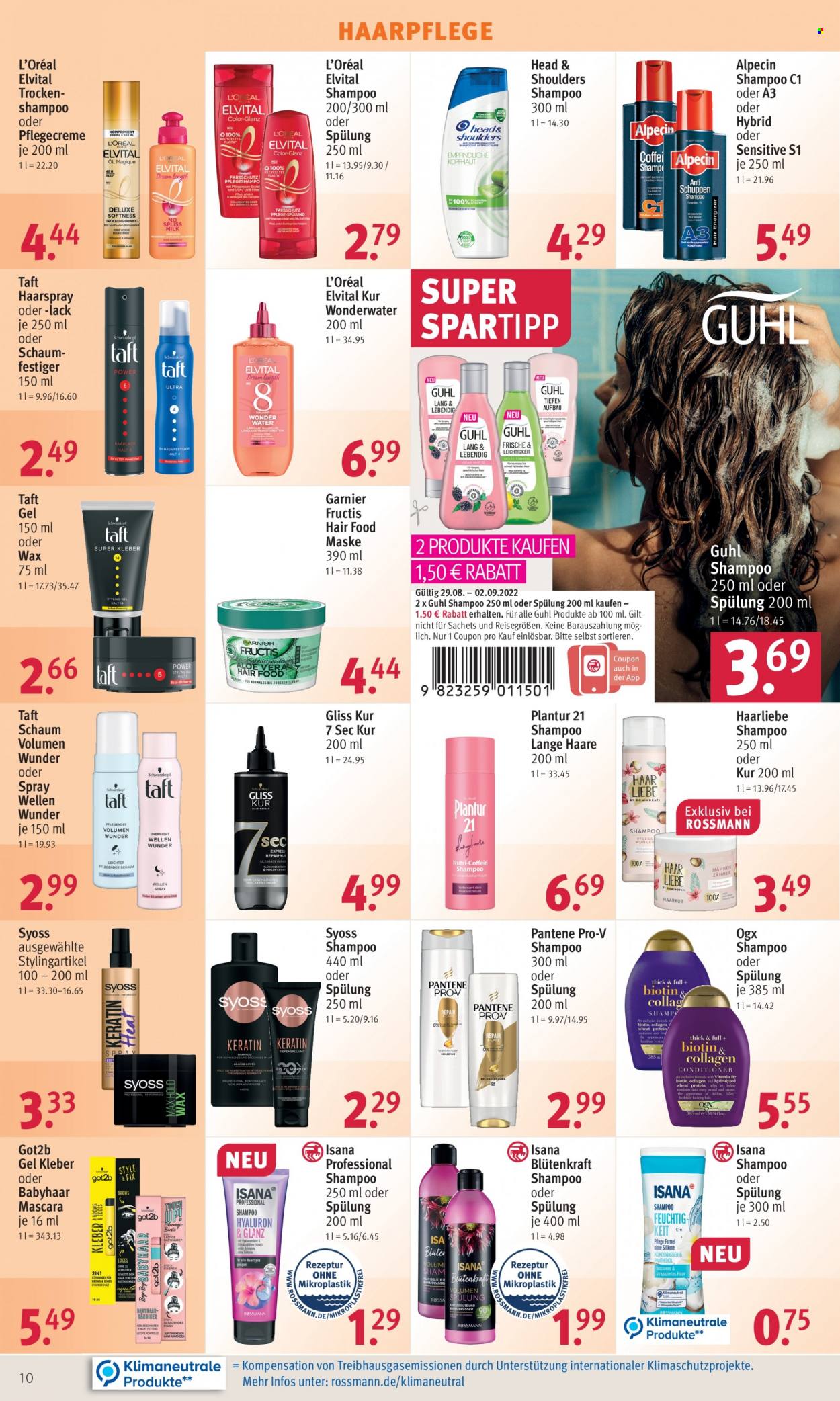 Rossmann Prospekte  - 29.08.2022 - 2.09.2022. Seite 10