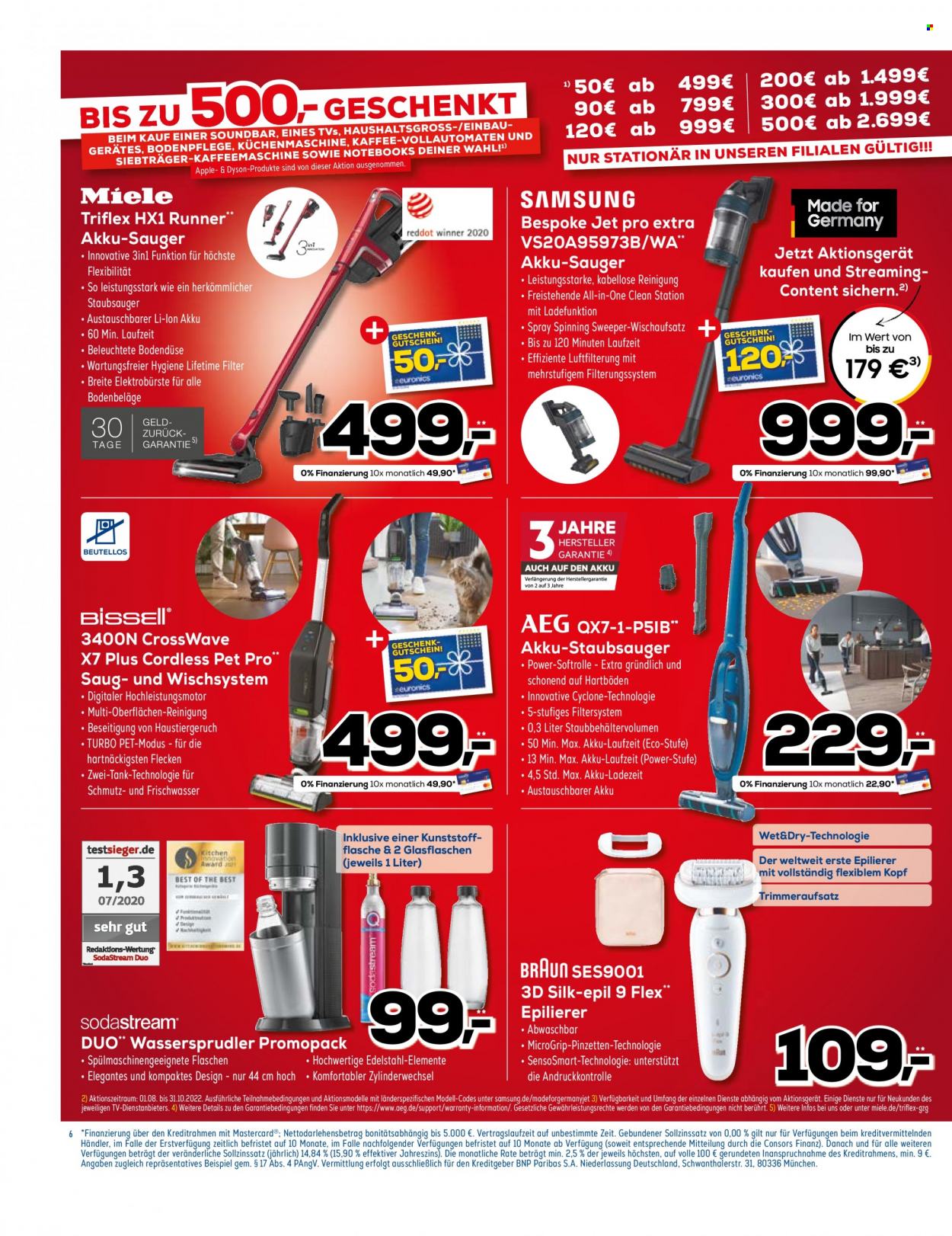 Euronics Prospekte  - 24.08.2022 - 30.08.2022. Seite 6