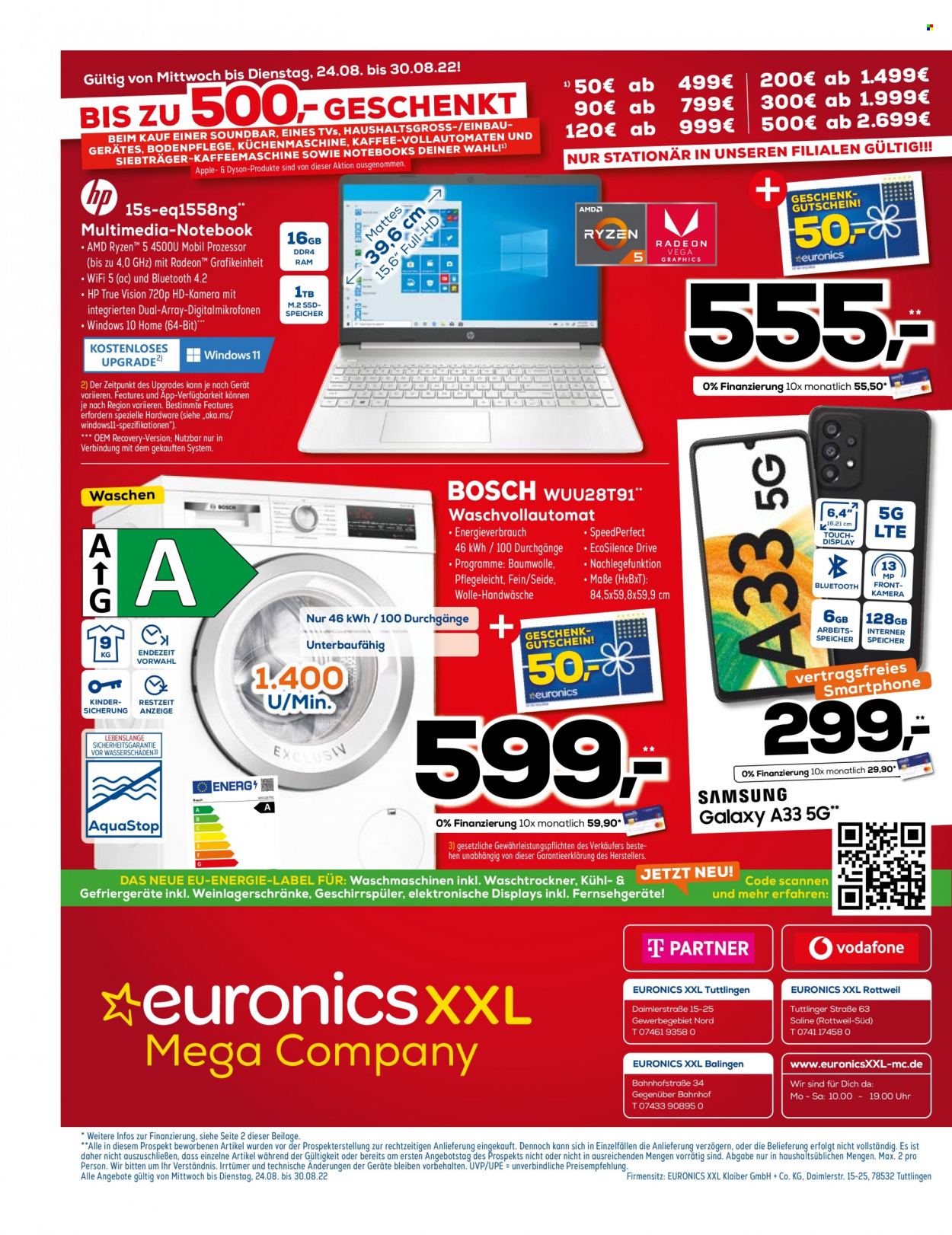Euronics Prospekte  - 24.08.2022 - 30.08.2022. Seite 16