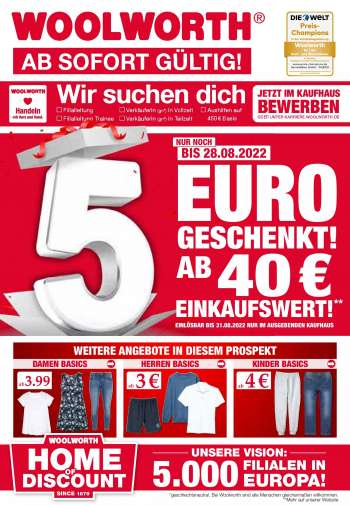 Prospekte Woolworth.