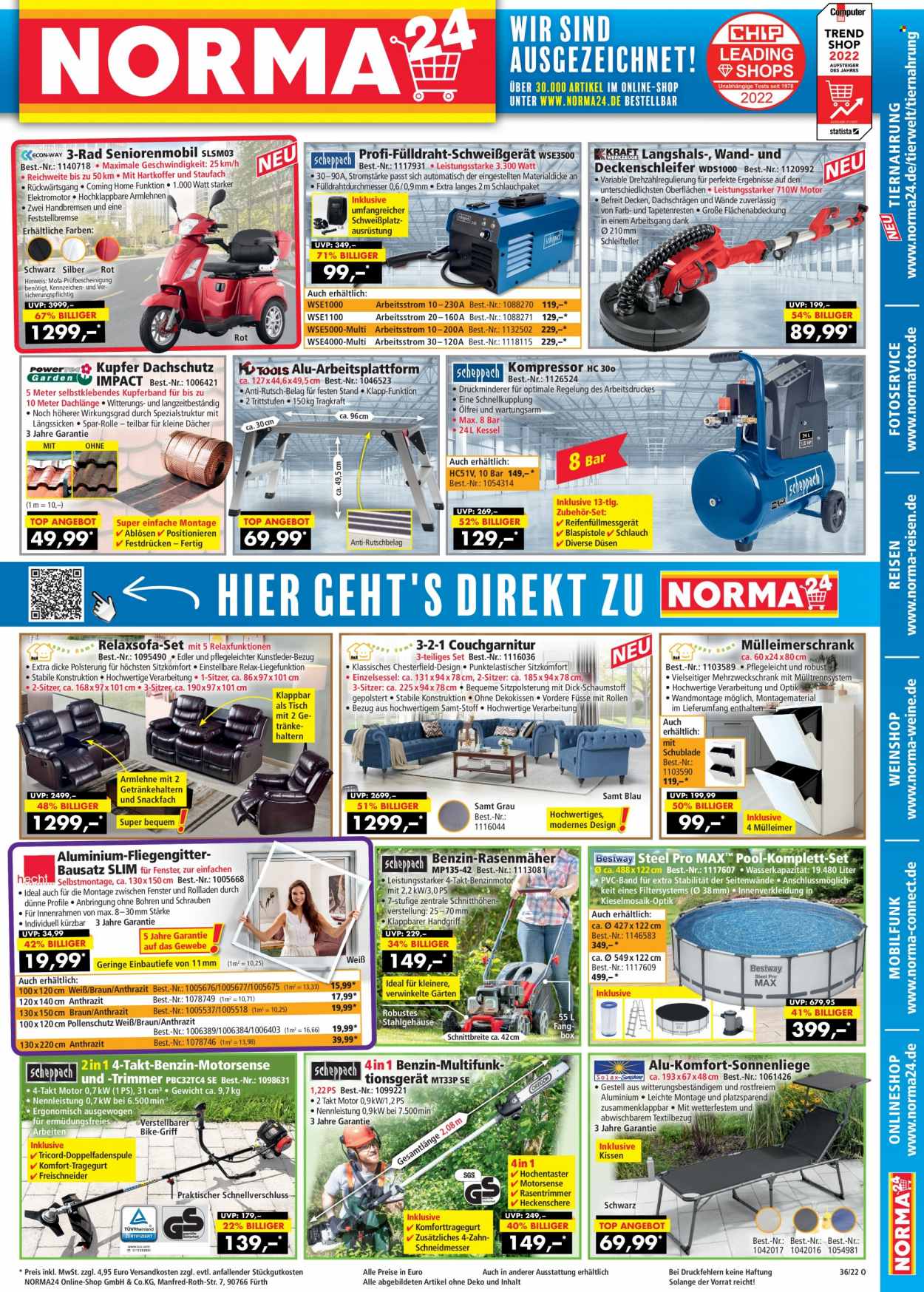 Norma Prospekte  - 5.09.2022 - 11.09.2022. Seite 1
