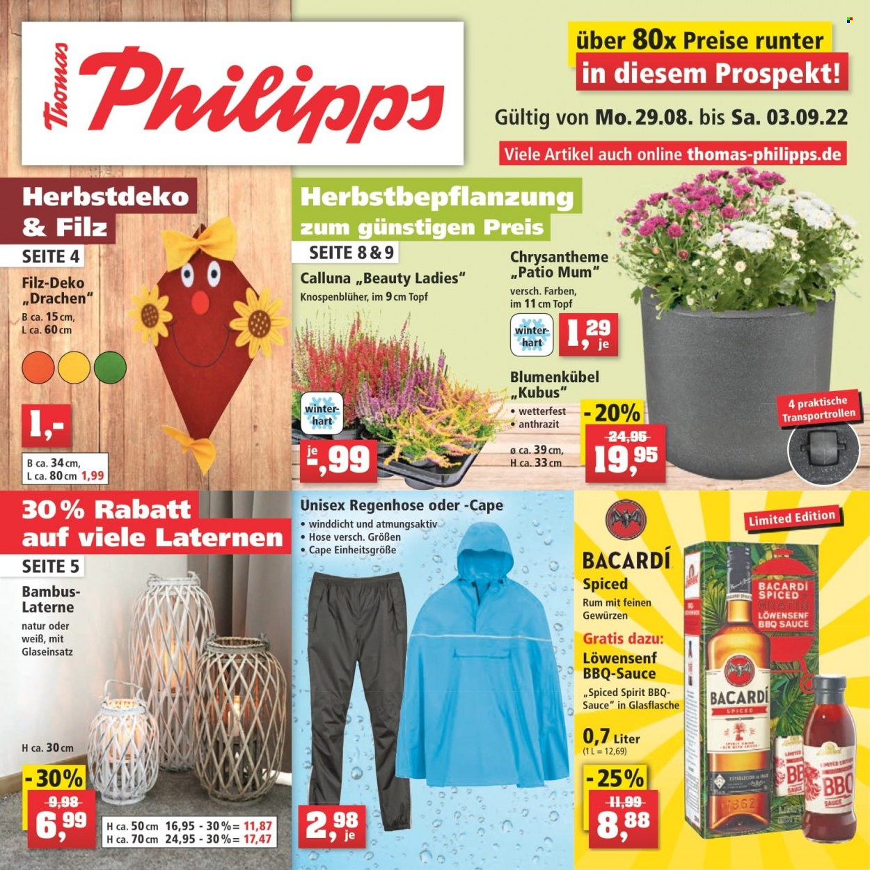 Thomas Philipps Prospekte  - 29.08.2022 - 3.09.2022. Seite 1