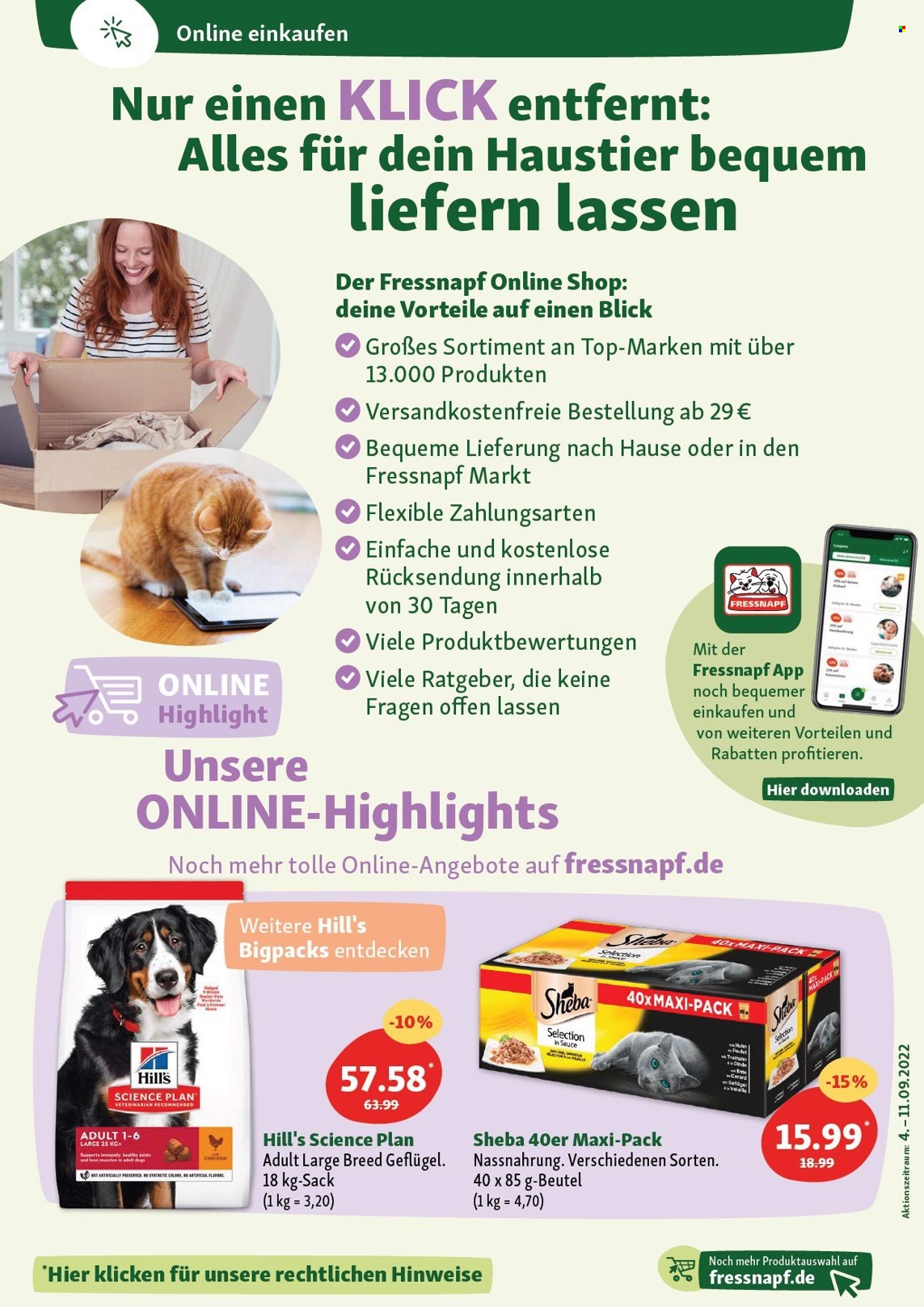 Fressnapf Prospekte  - 5.09.2022 - 10.09.2022. Seite 20