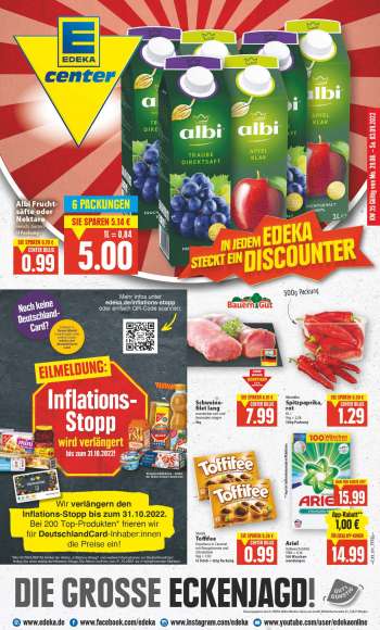 Prospekte Edeka - 29.08.2022 - 3.09.2022.