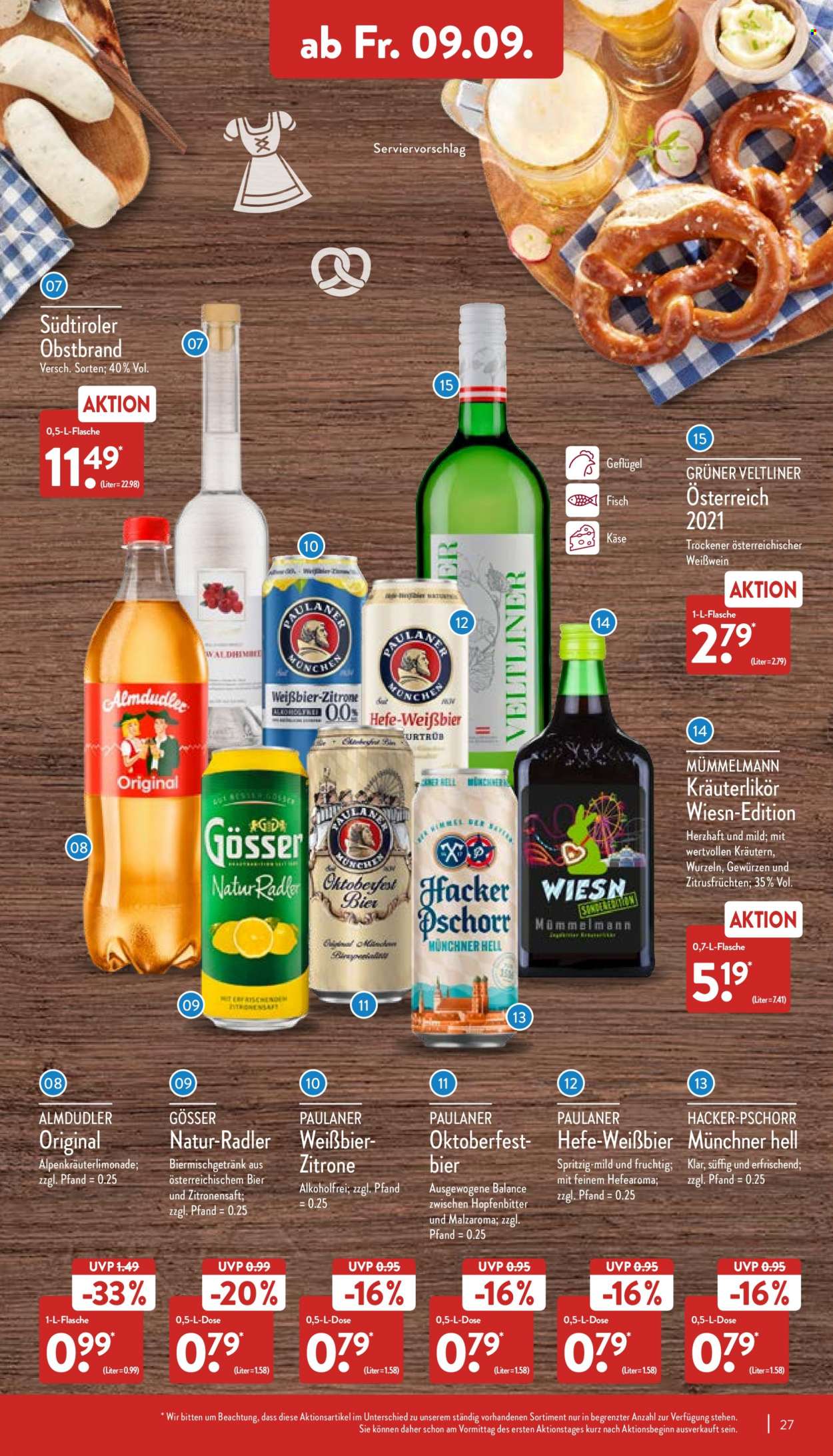 ALDI Nord Prospekte  - 5.09.2022 - 10.09.2022. Seite 27