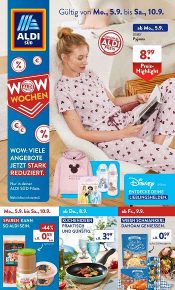 Prospekte ALDI SÜD - 5.09.2022 - 10.09.2022.