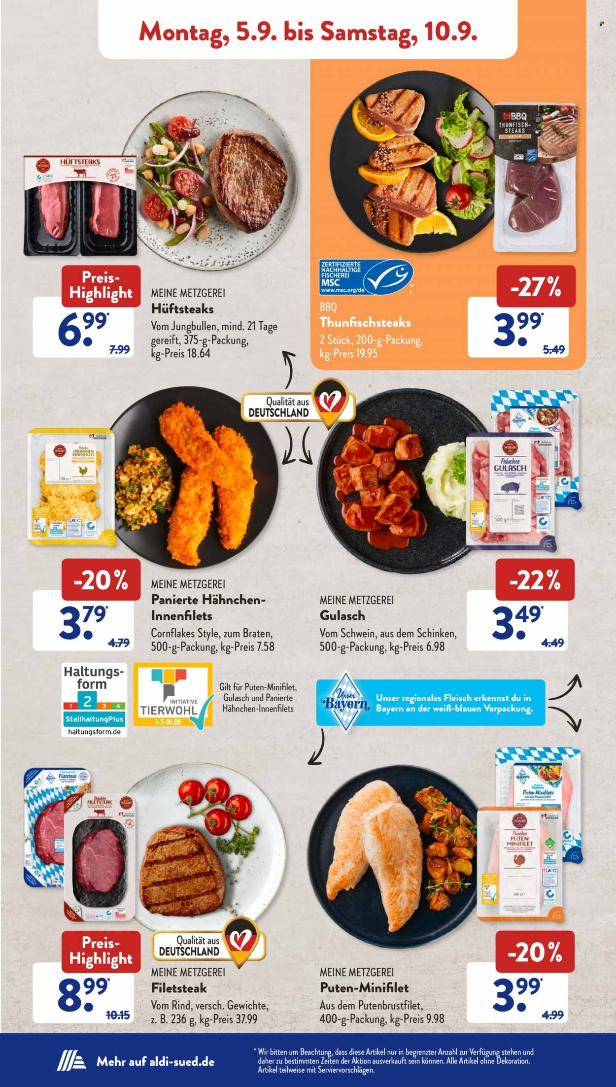 ALDI SÜD Prospekte  - 5.09.2022 - 10.09.2022. Seite 4