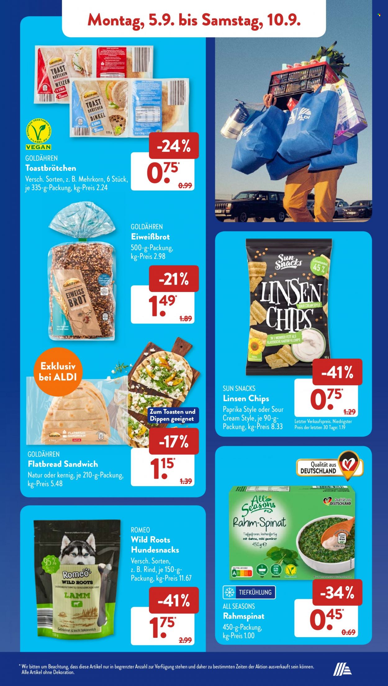ALDI SÜD Prospekte  - 5.09.2022 - 10.09.2022. Seite 9