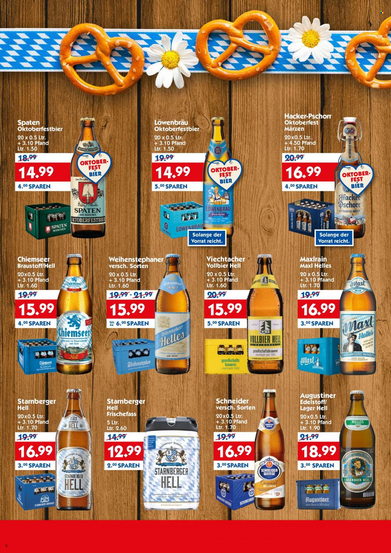 Hol'ab! Getränkemarkt Prospekte  - 29.08.2022 - 3.09.2022. Seite 2