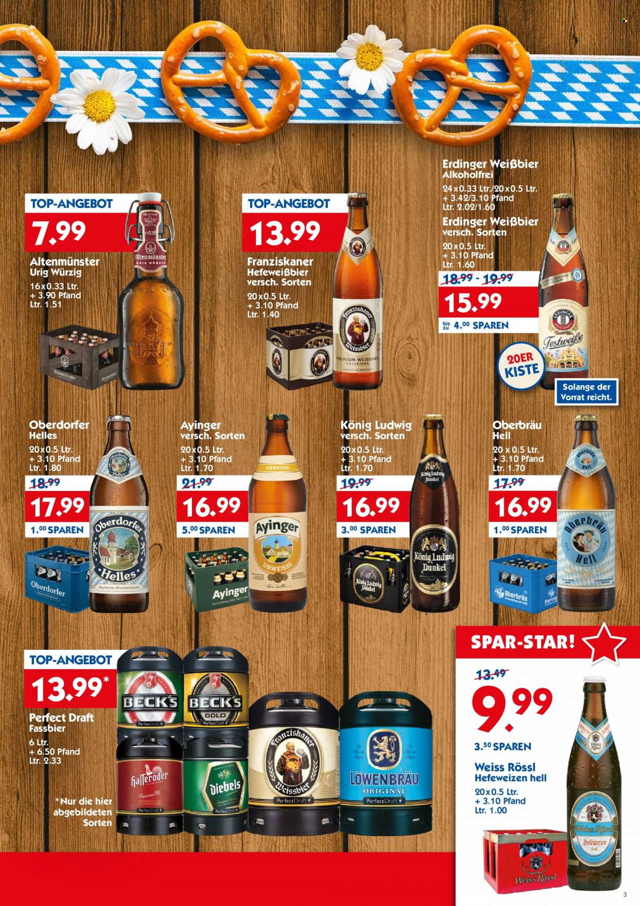 Hol'ab! Getränkemarkt Prospekte  - 29.08.2022 - 3.09.2022. Seite 3