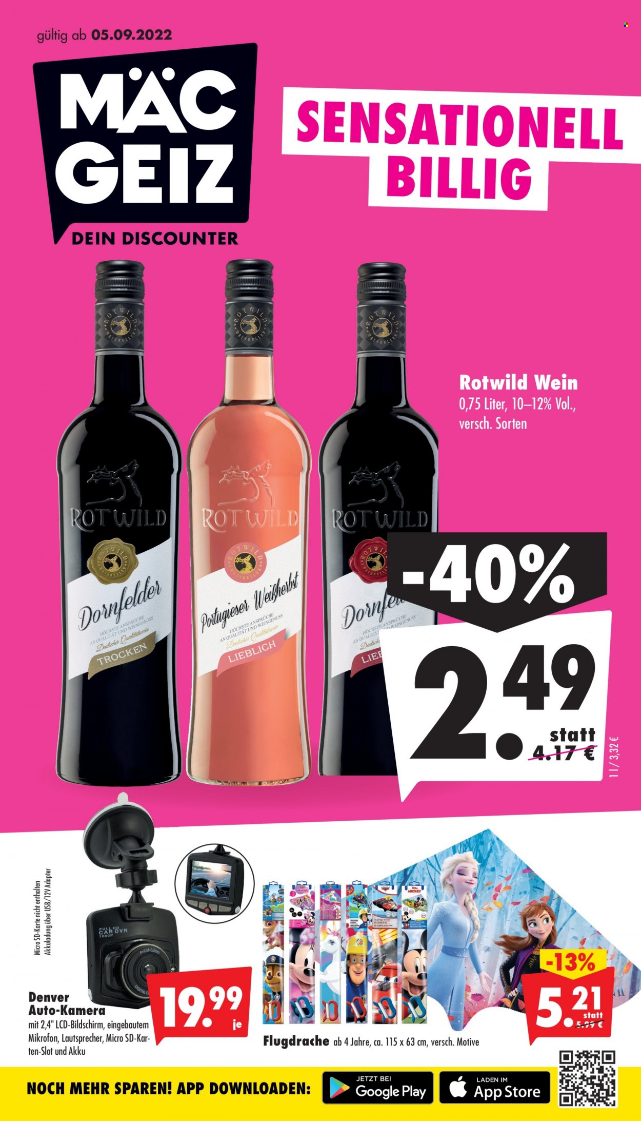 Mäc-Geiz Prospekte  - 5.09.2022 - 11.09.2022. Seite 1