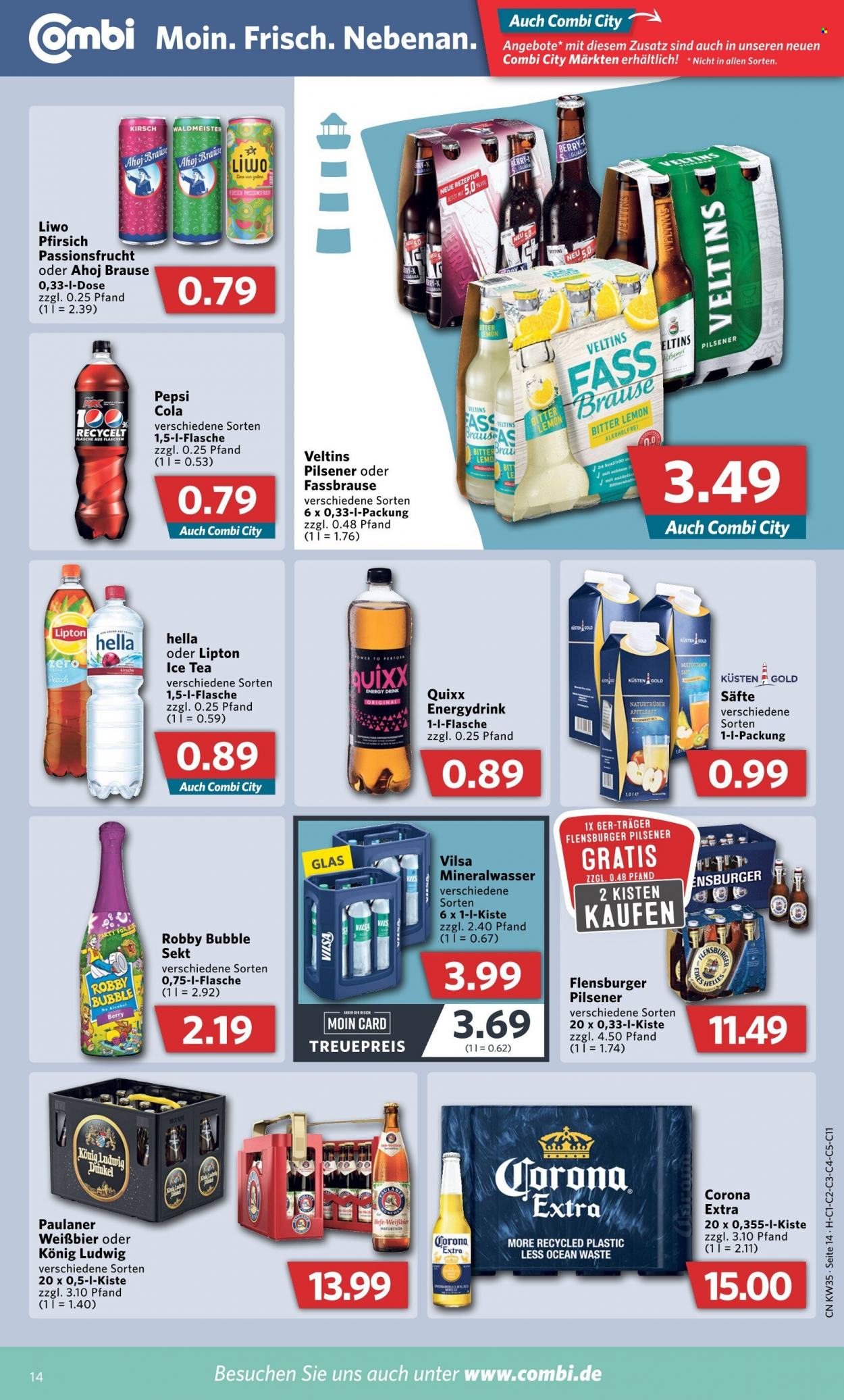 Combi Prospekte  - 29.08.2022 - 3.09.2022. Seite 14