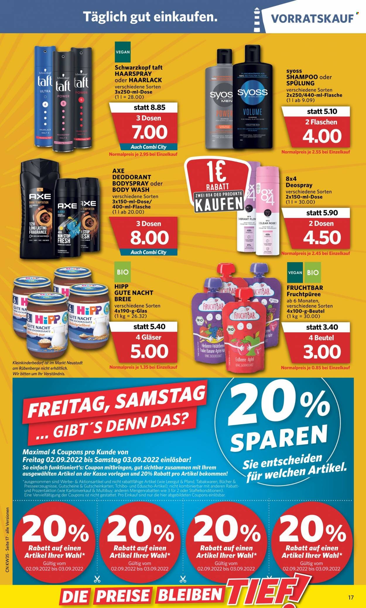 Combi Prospekte  - 29.08.2022 - 3.09.2022. Seite 17