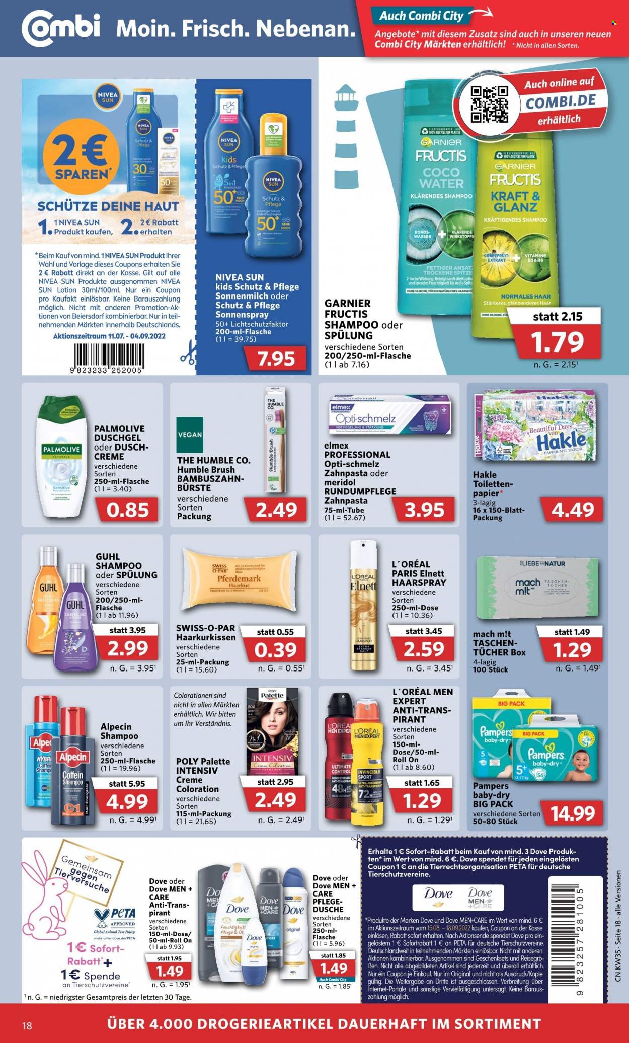 Combi Prospekte  - 29.08.2022 - 3.09.2022. Seite 18