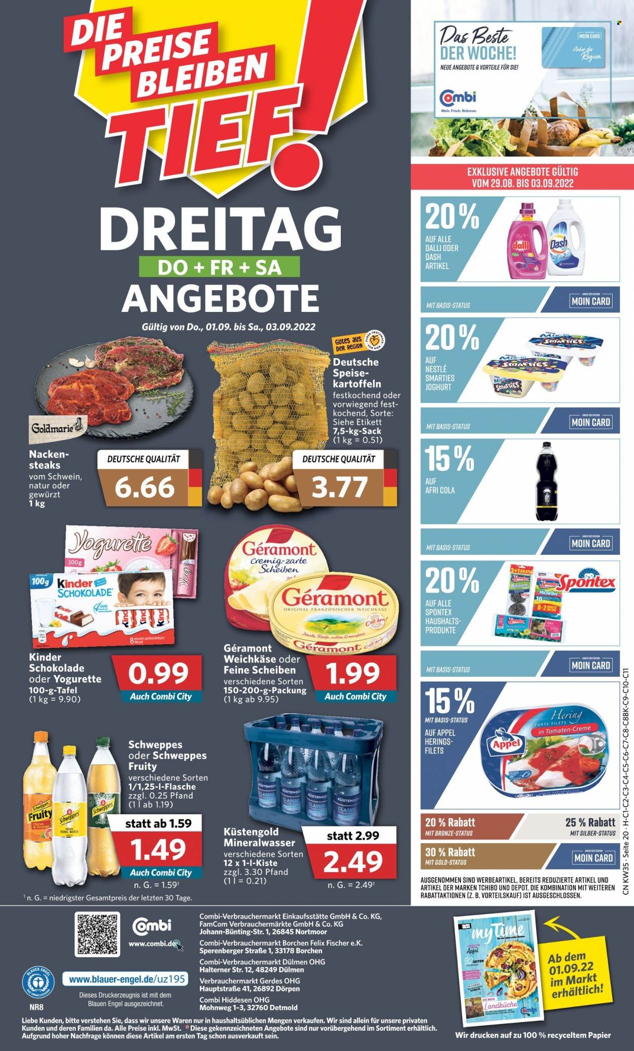 Combi Prospekte  - 29.08.2022 - 3.09.2022. Seite 20
