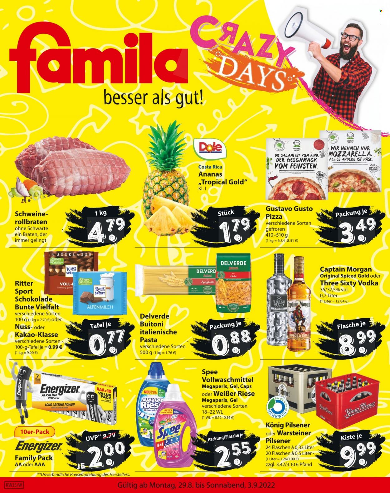 famila Prospekte  - 29.08.2022 - 3.09.2022. Seite 1