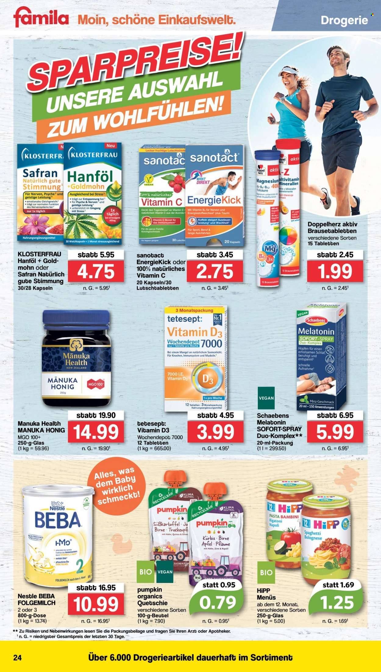 famila Prospekte  - 29.08.2022 - 3.09.2022. Seite 24