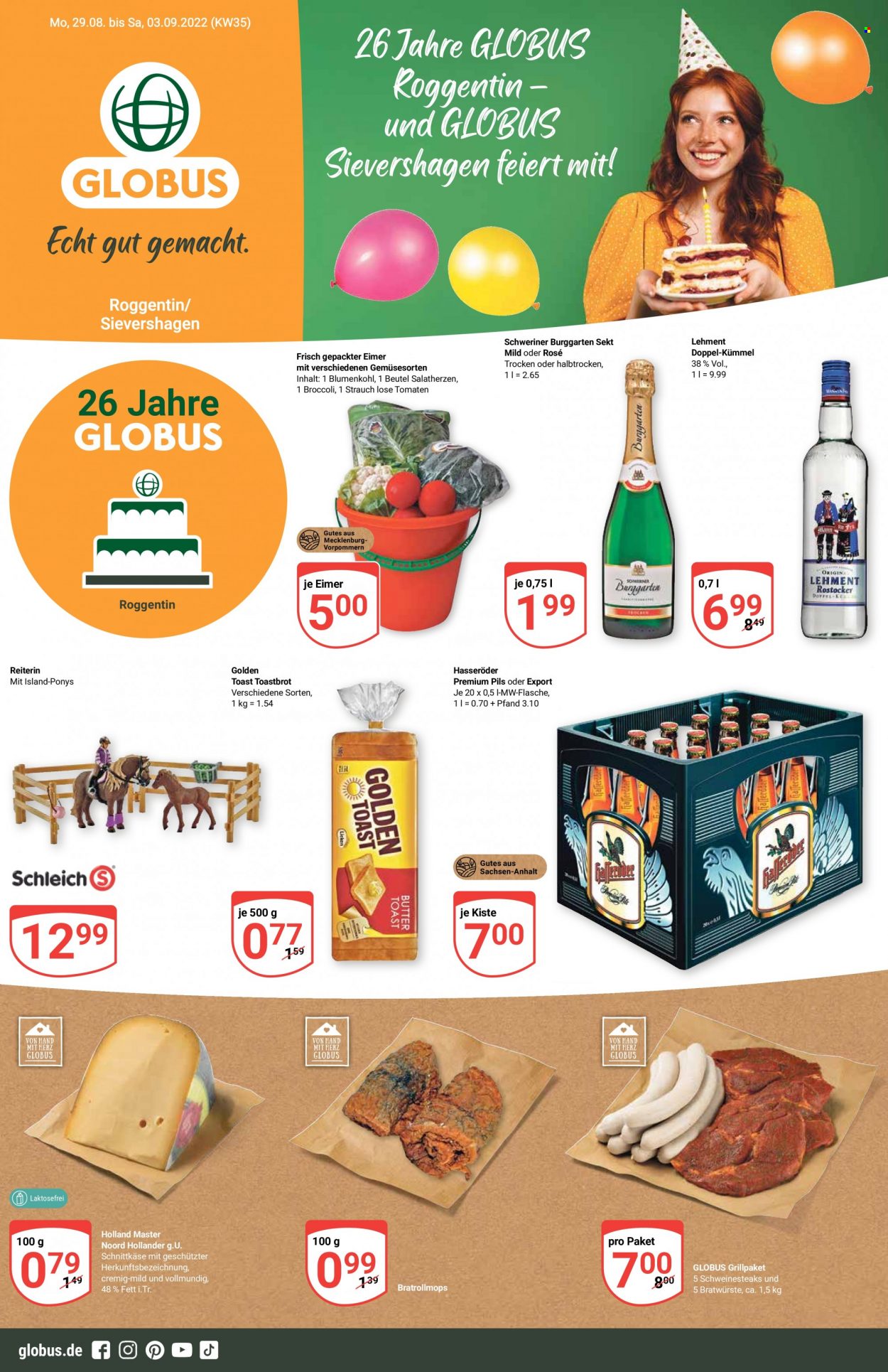 Globus Prospekte  - 29.08.2022 - 3.09.2022. Seite 1