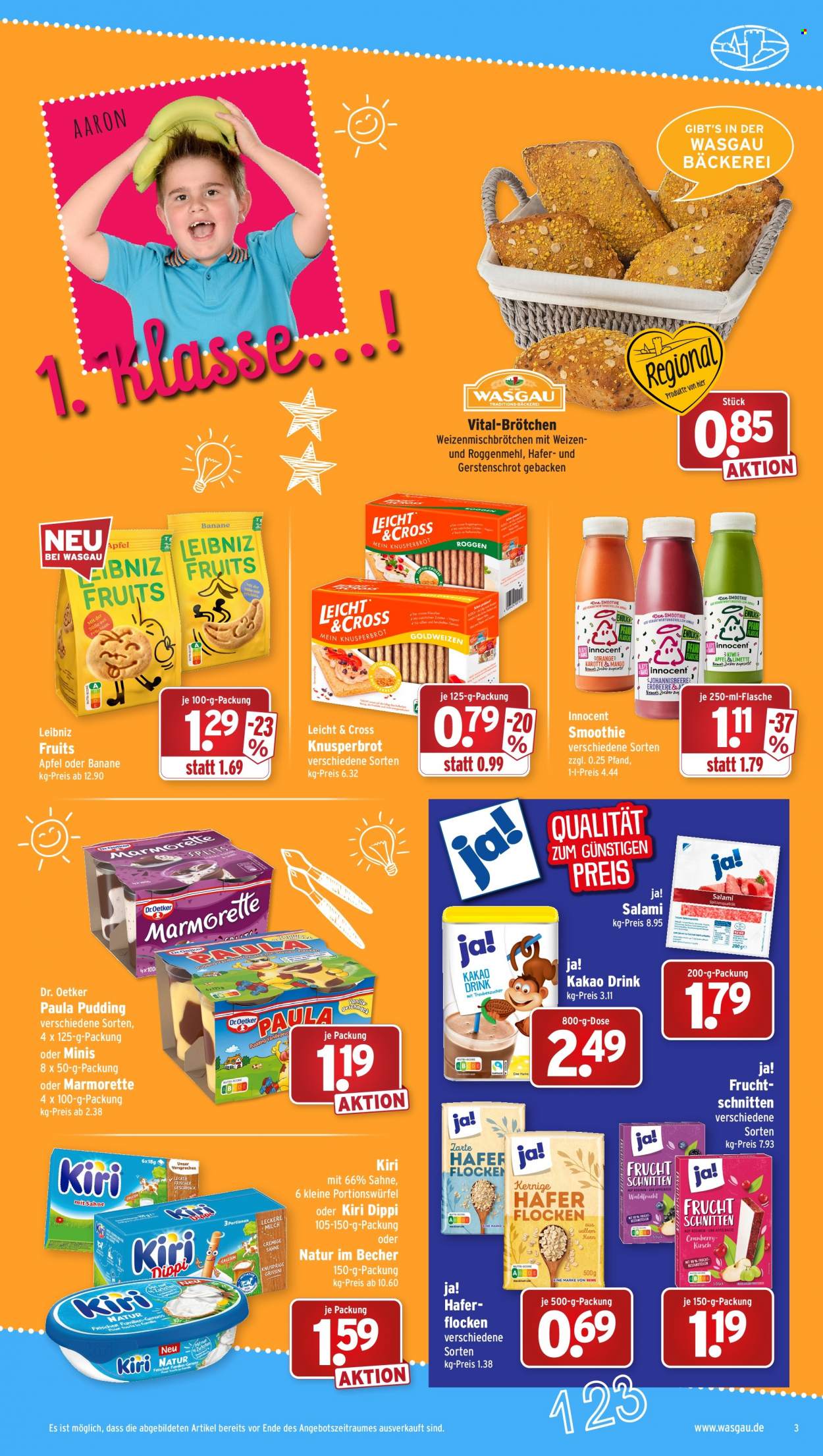 Wasgau Prospekte  - 29.08.2022 - 3.09.2022. Seite 3