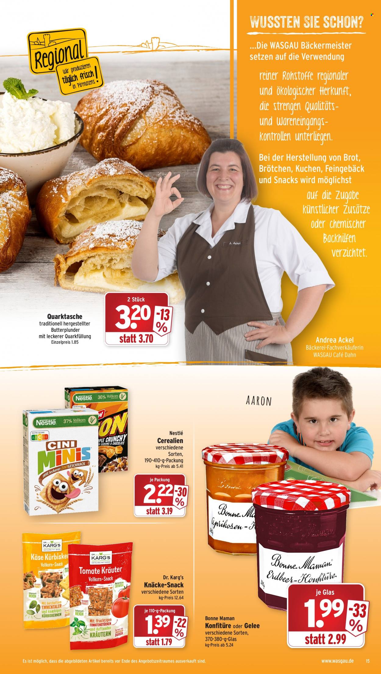 Wasgau Prospekte  - 29.08.2022 - 3.09.2022. Seite 15