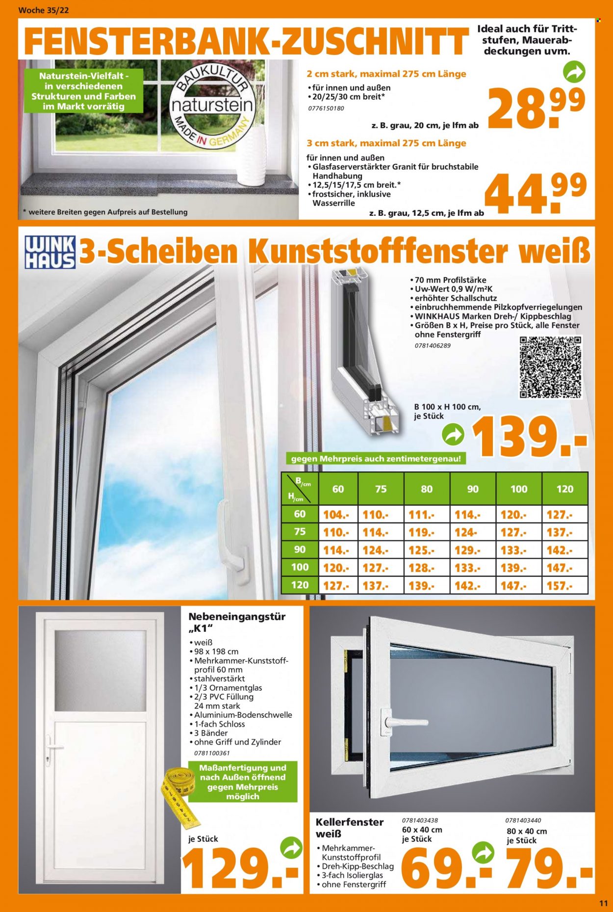 Globus Baumarkt Prospekte  - 29.08.2022 - 3.09.2022. Seite 11