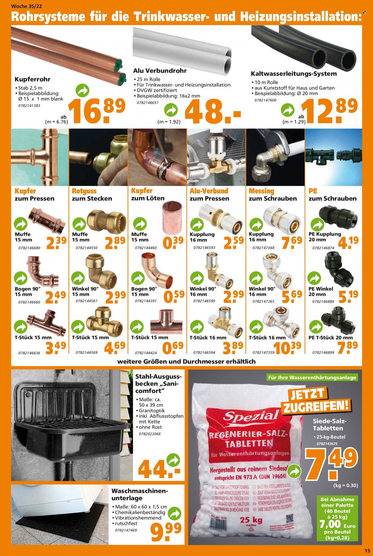 Globus Baumarkt Prospekte  - 29.08.2022 - 3.09.2022. Seite 15