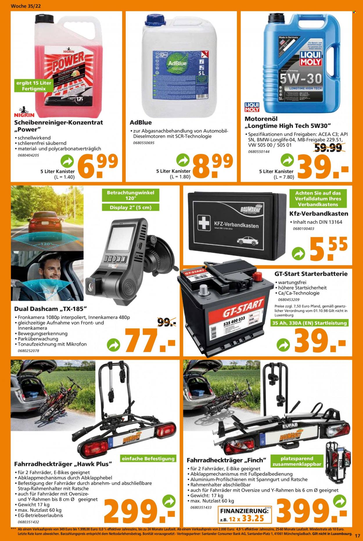 Globus Baumarkt Prospekte  - 29.08.2022 - 3.09.2022. Seite 17