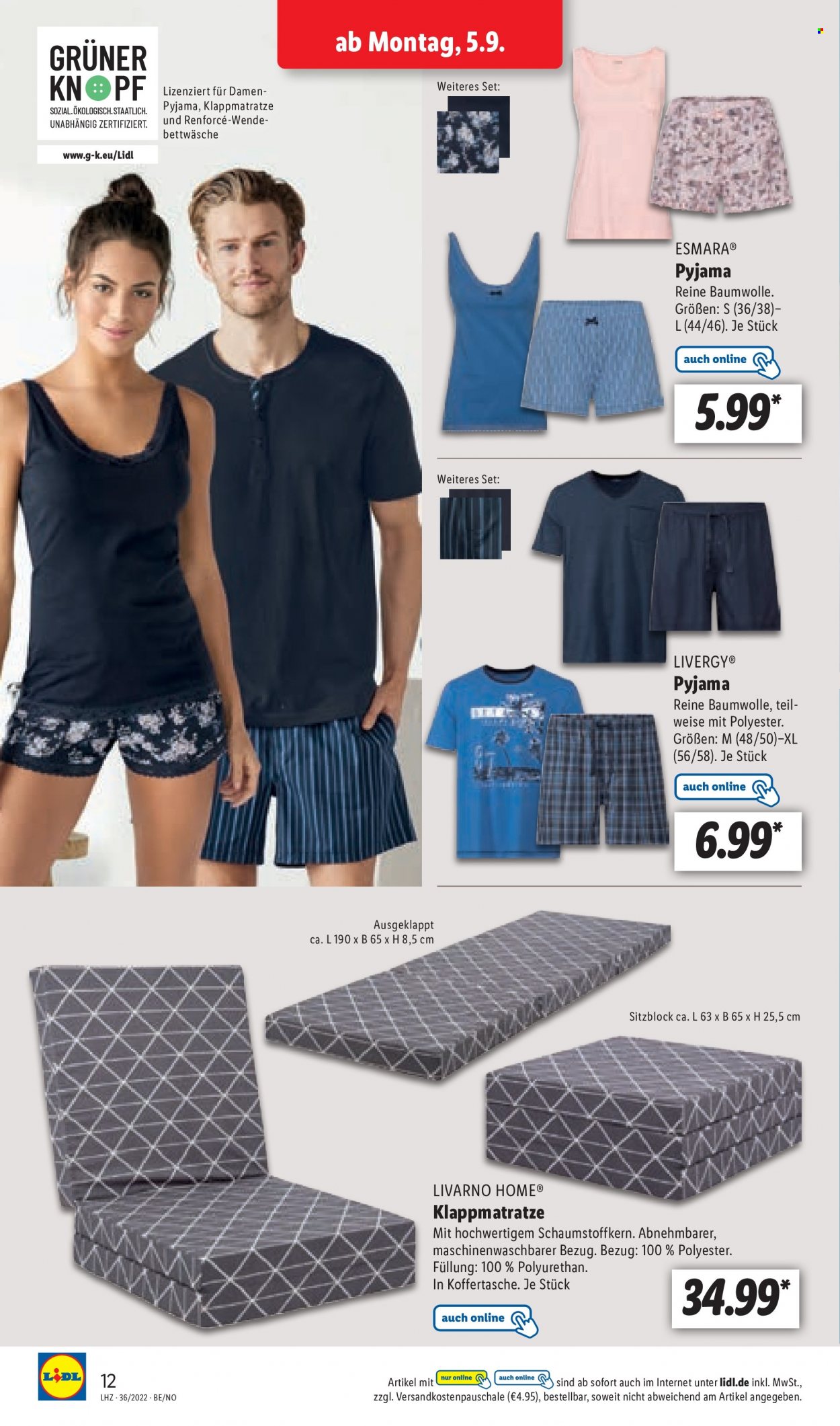 Lidl Prospekte  - 5.09.2022 - 10.09.2022. Seite 12