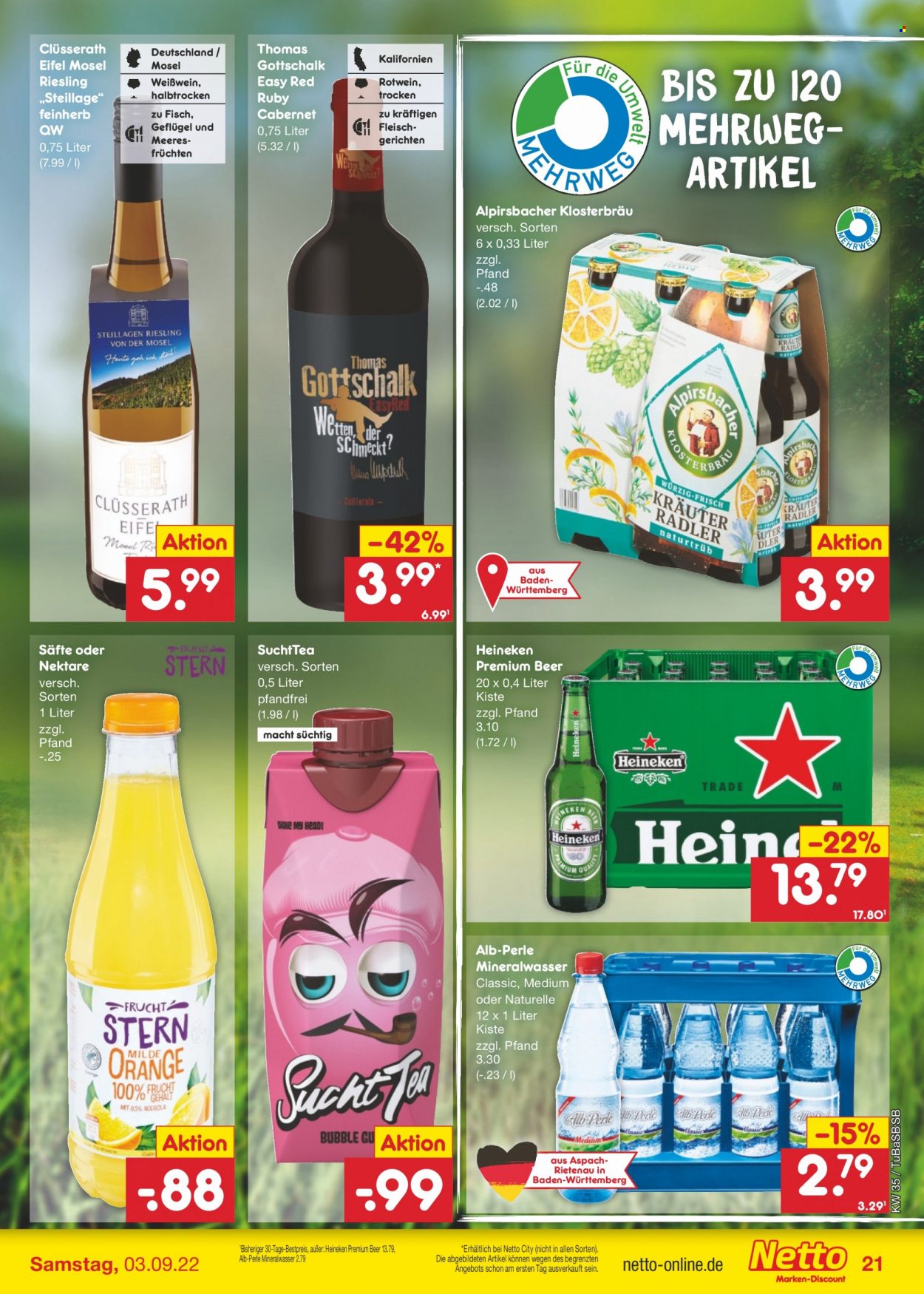 Netto Marken-Discount Prospekte  - 29.08.2022 - 3.09.2022. Seite 21