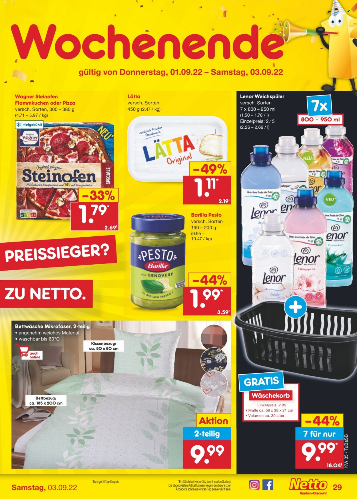 Netto Marken-Discount Prospekte  - 29.08.2022 - 3.09.2022. Seite 29
