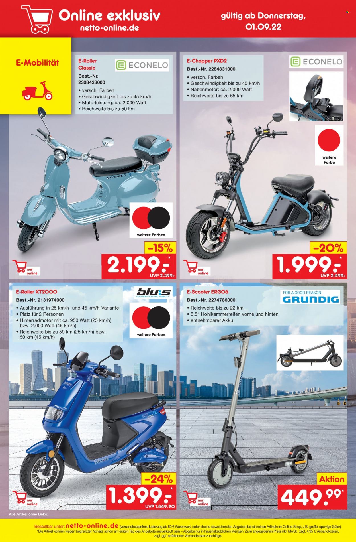 Netto Marken-Discount Prospekte  - 29.08.2022 - 3.09.2022. Seite 45