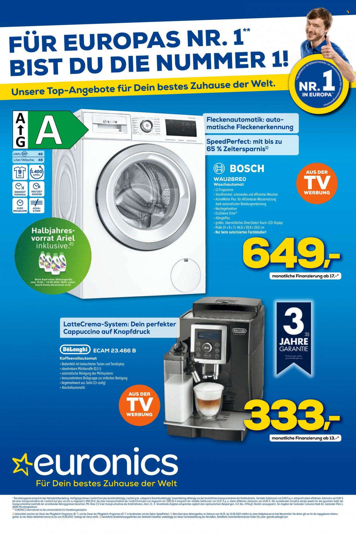 Euronics Prospekte  - 31.08.2022 - 7.09.2022. Seite 1