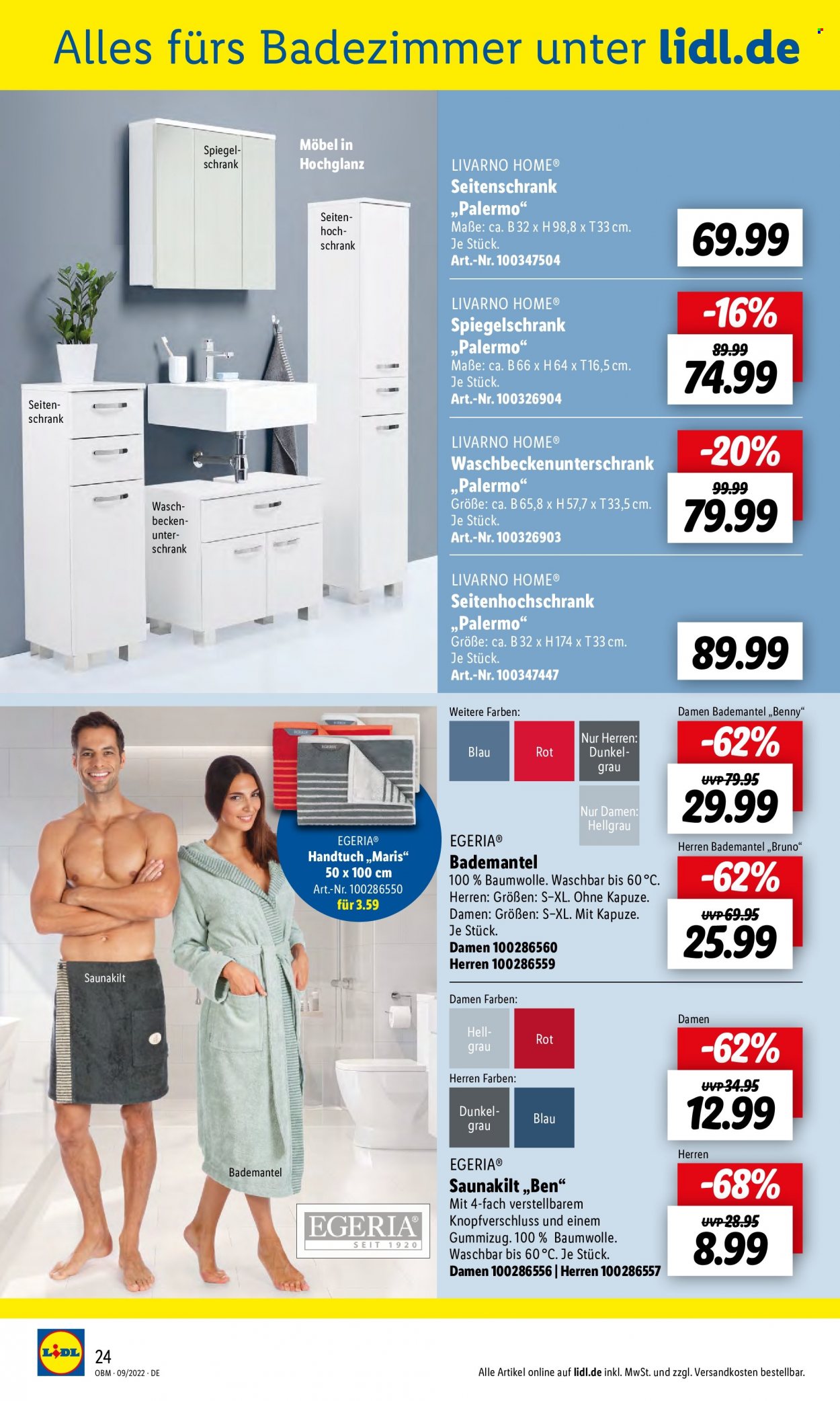 Lidl Prospekte  - 1.09.2022 - 30.09.2022. Seite 24