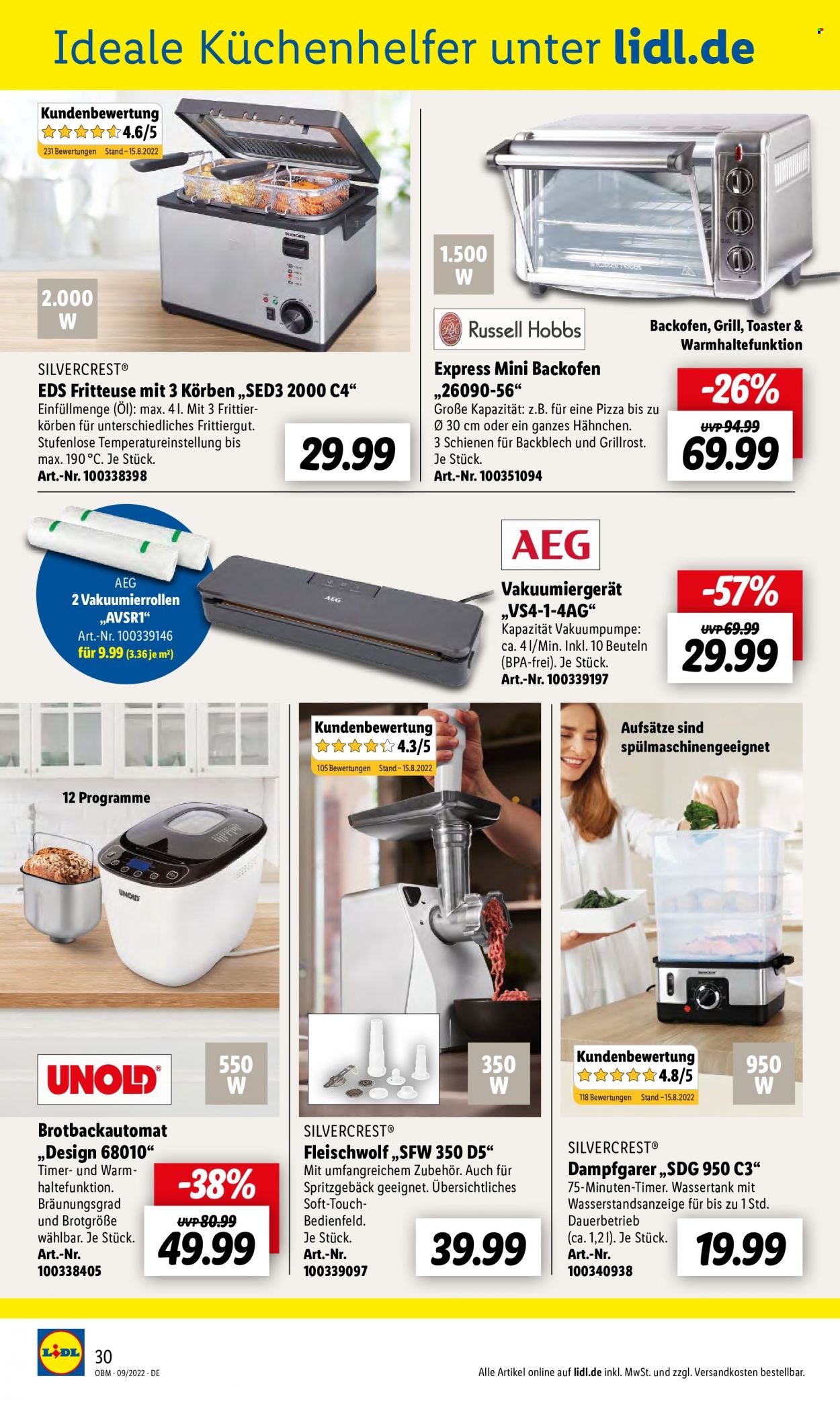 Lidl Prospekte  - 1.09.2022 - 30.09.2022. Seite 30