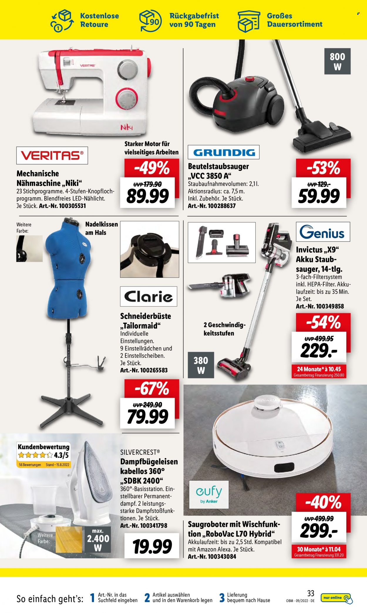 Lidl Prospekte  - 1.09.2022 - 30.09.2022. Seite 33