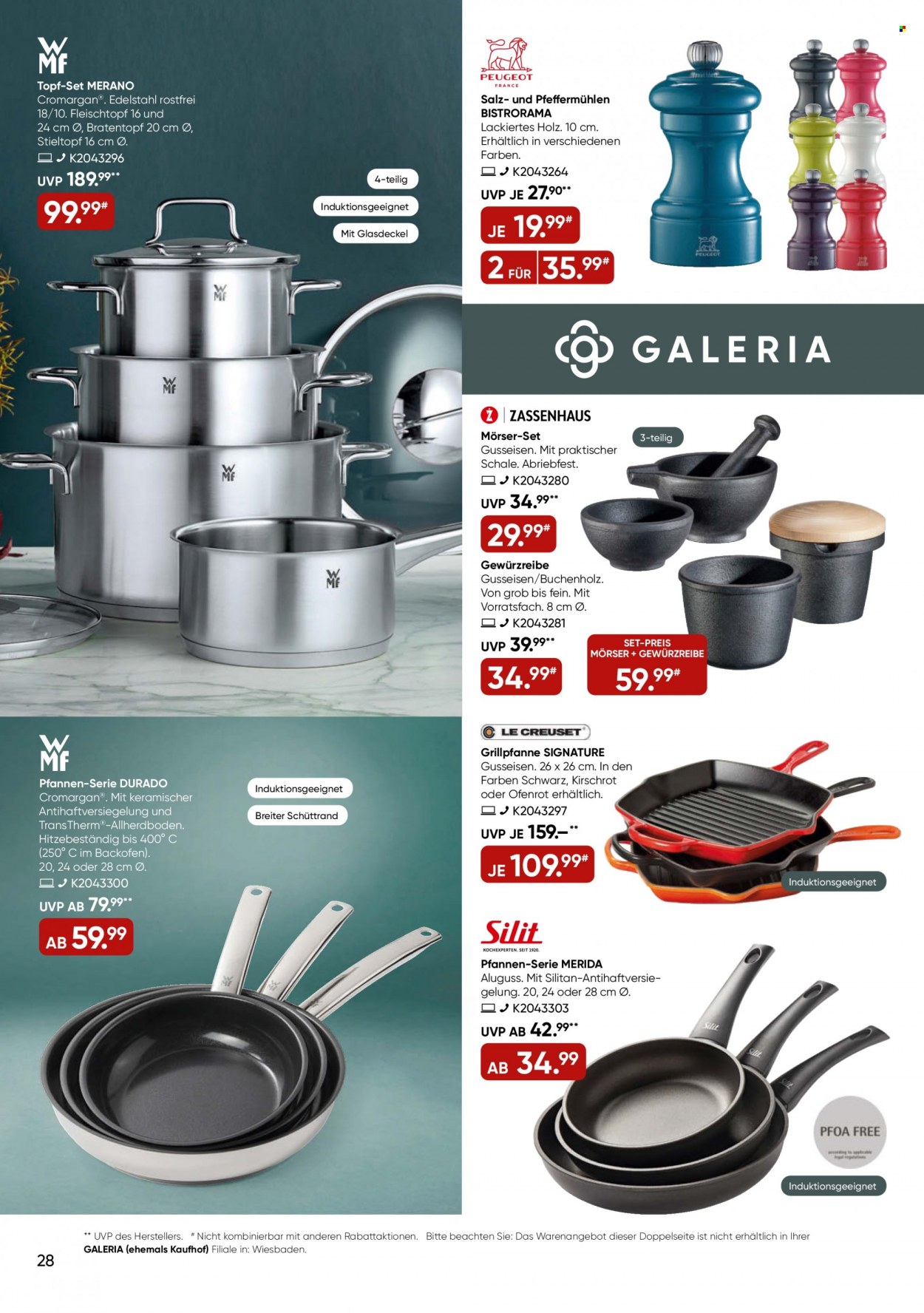 GALERIA Karstadt Kaufhof Prospekte  - 31.08.2022 - 6.09.2022. Seite 28